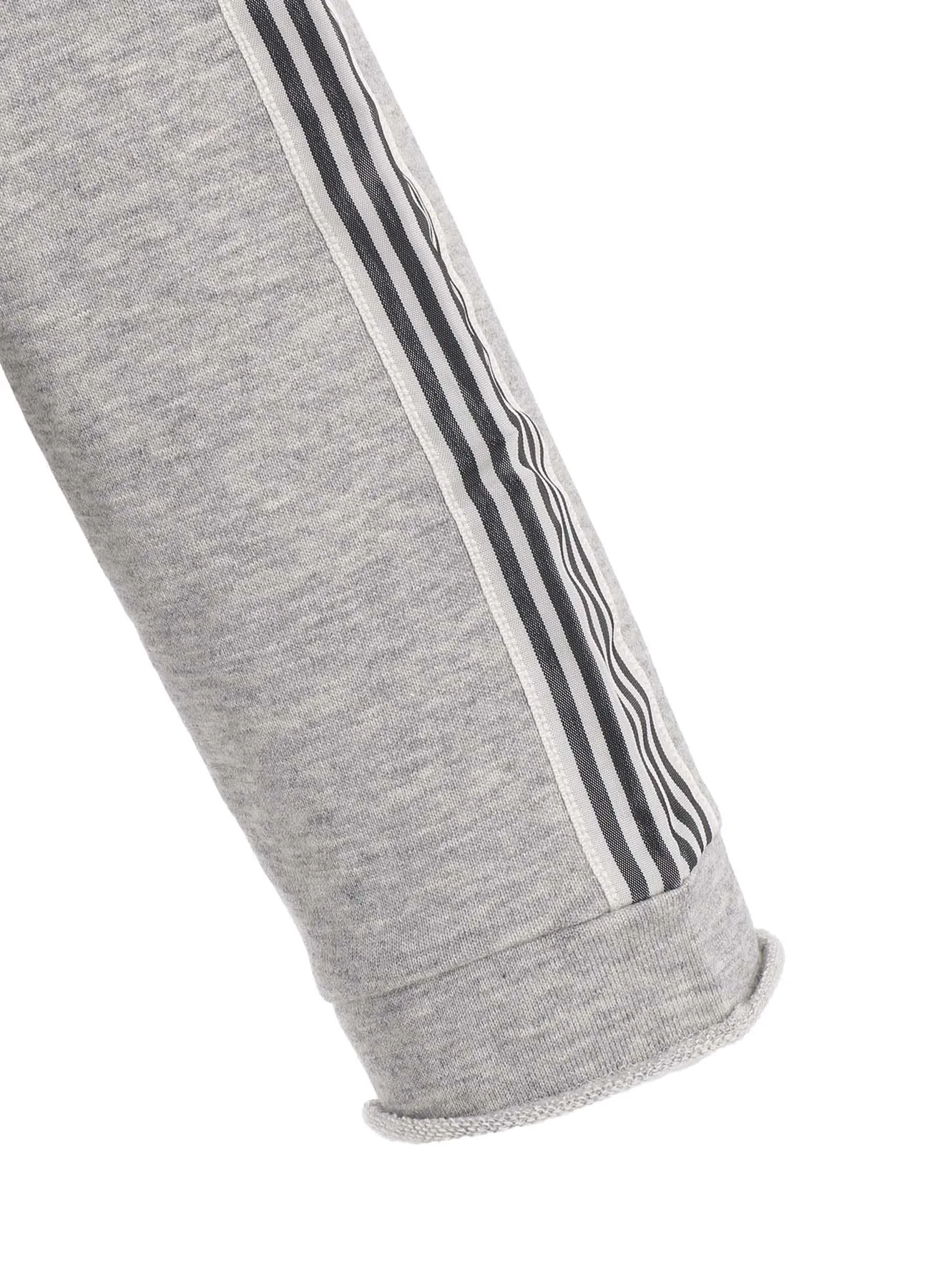 COTTON FLEECE   STRIPE RIBBON PULLOVER