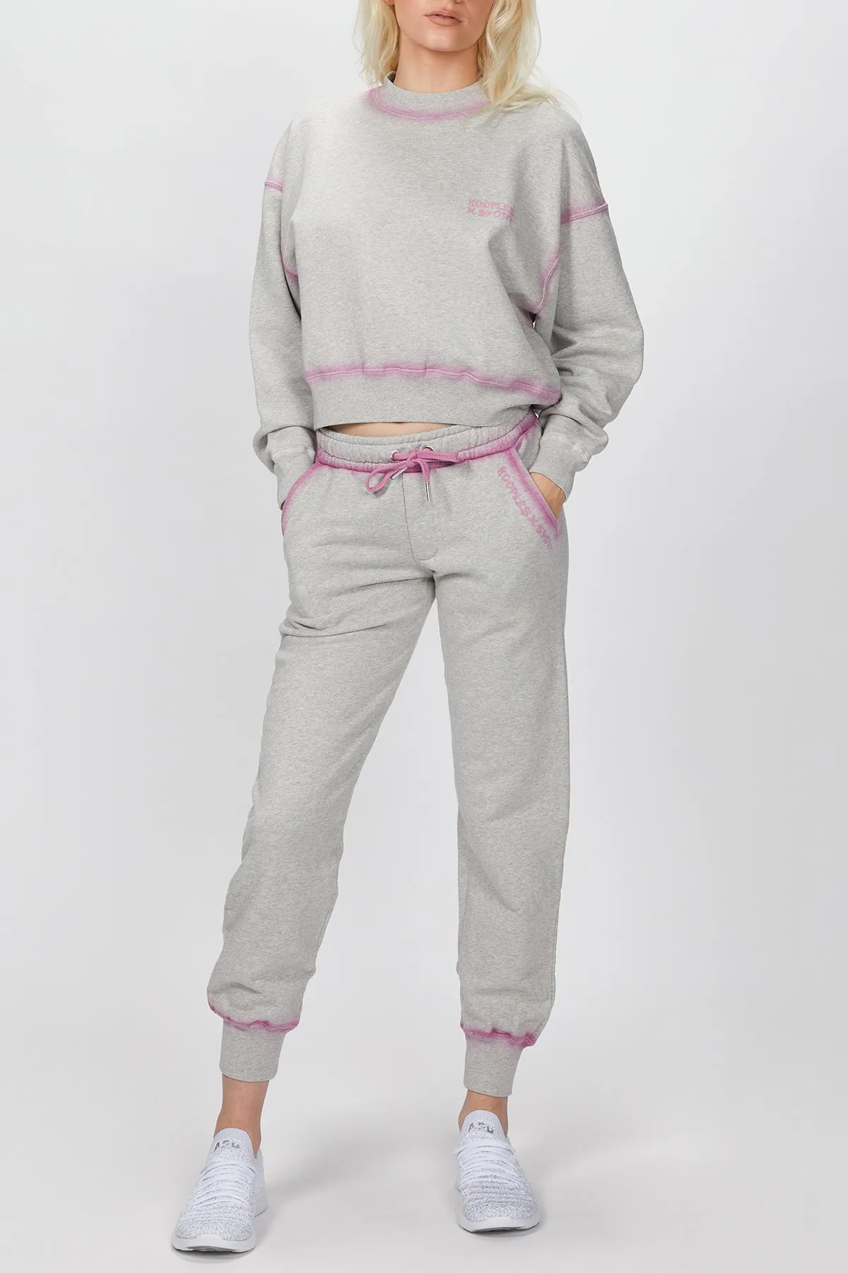 COTTON-JERSEY JOGGER SWEATPANTS