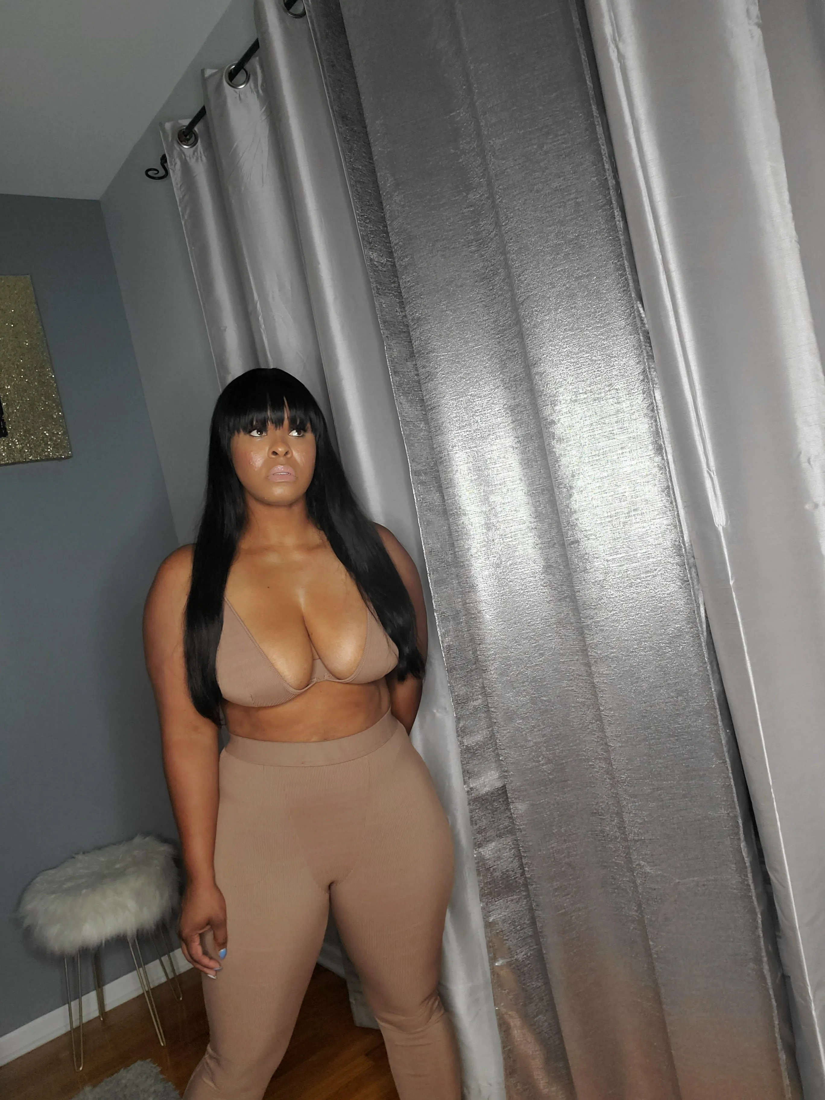 Cotton Lounge Set (Khaki)