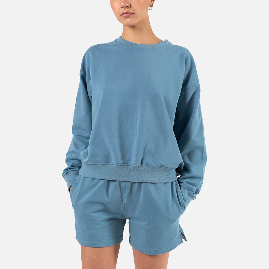 Cotton Loungewear Set (Blue)