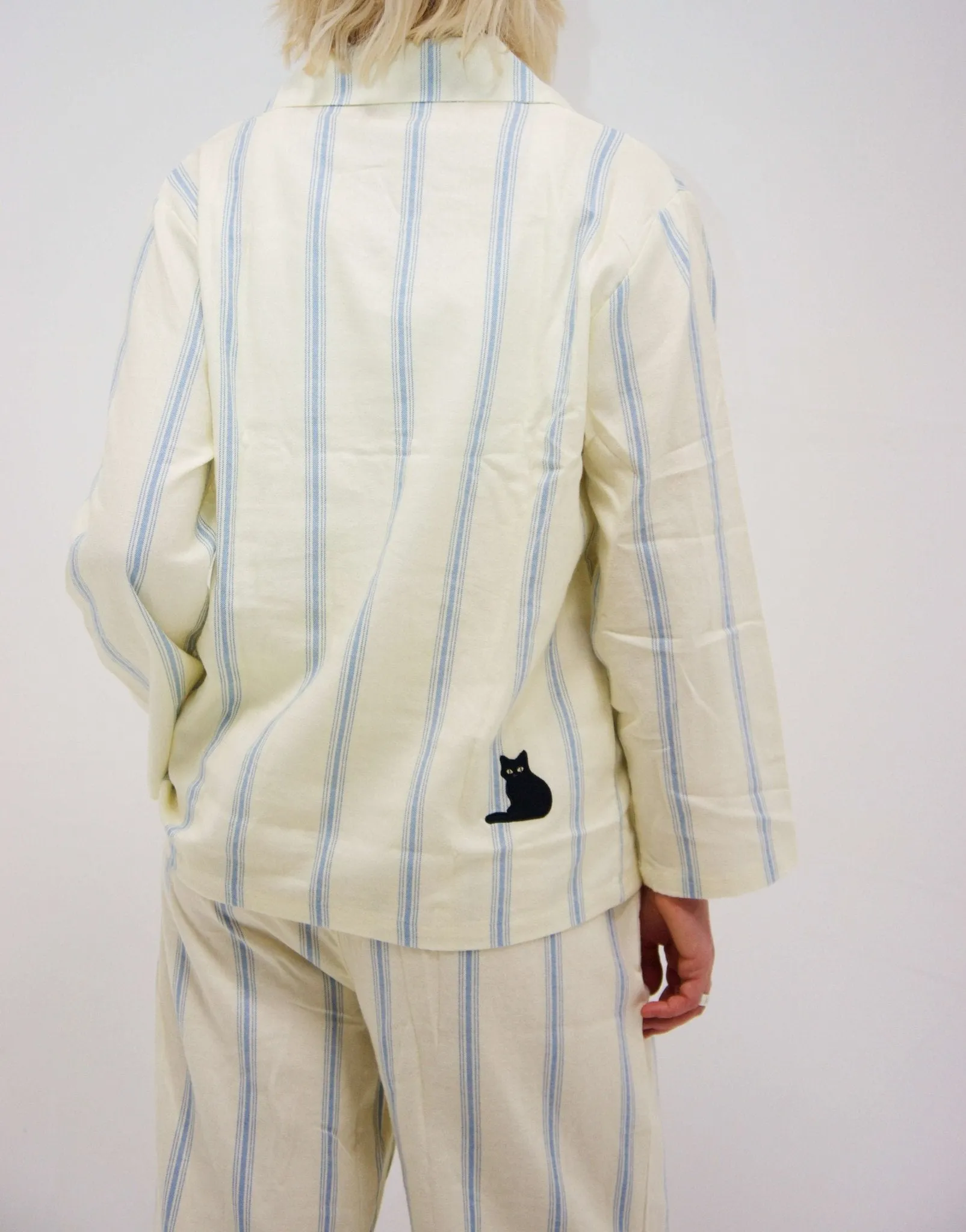 Cotton Striped Loungewear Set – Comfortable & Cozy