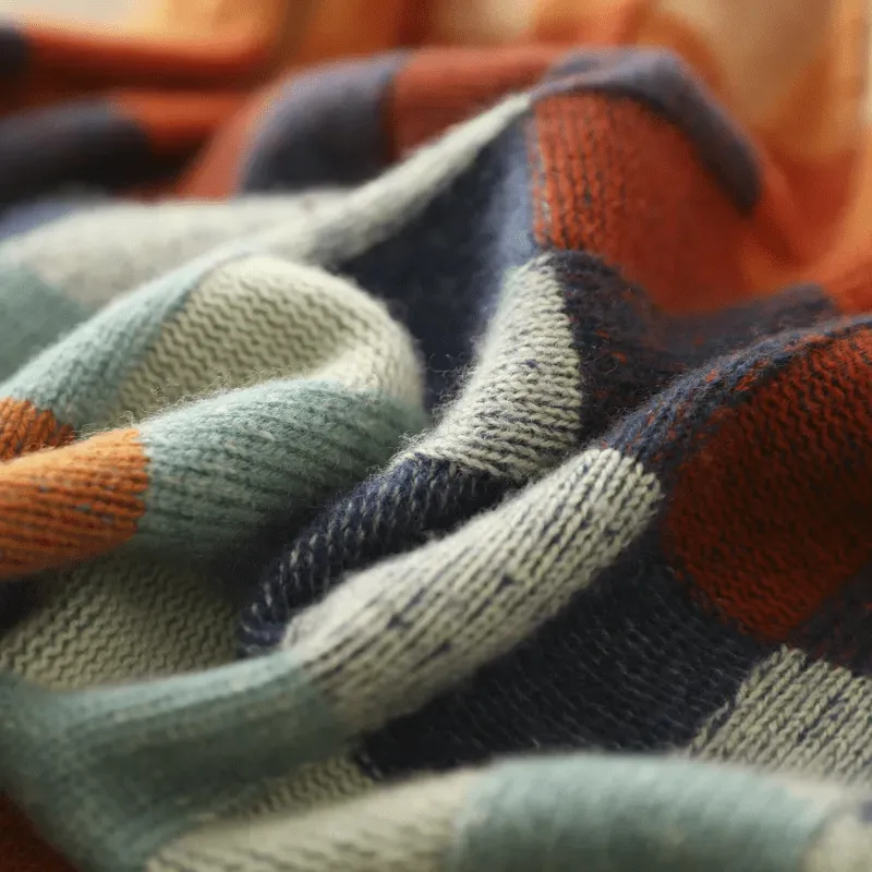 Cozy Couture™ | Women's Cashmere Patchwork Turtleneck | Soft, Warm Fabric, Stylish Design & Comfortable Fit