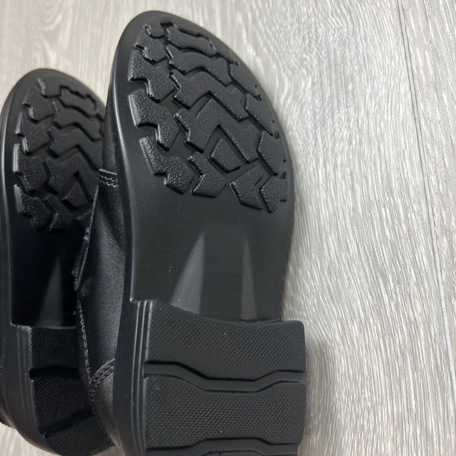 Crane Kids Black Leather School Shoes Size 11 (New)