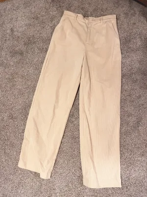 Cream Corduroy Pants