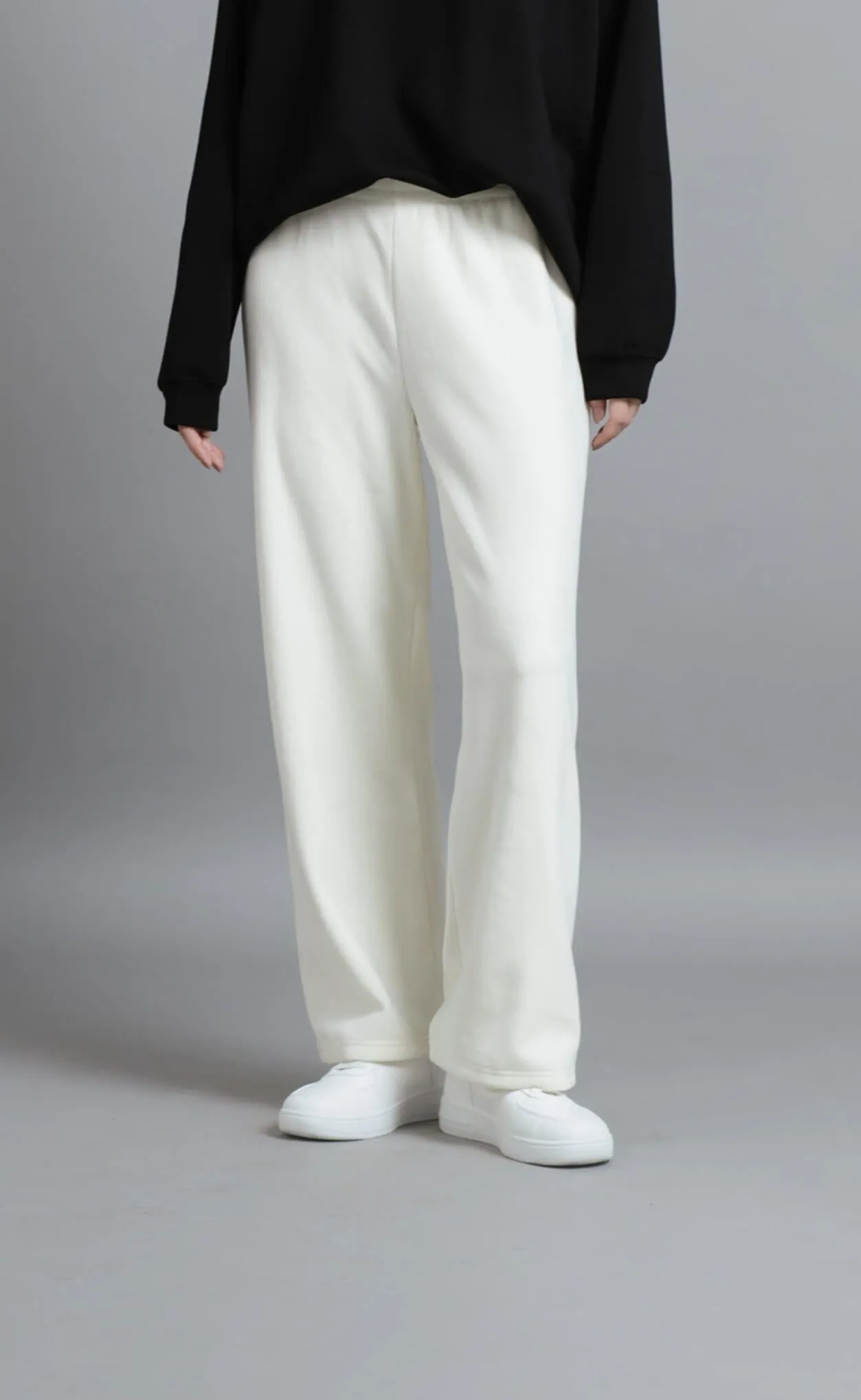 Cream Ultrasoft Winter Loose Pants