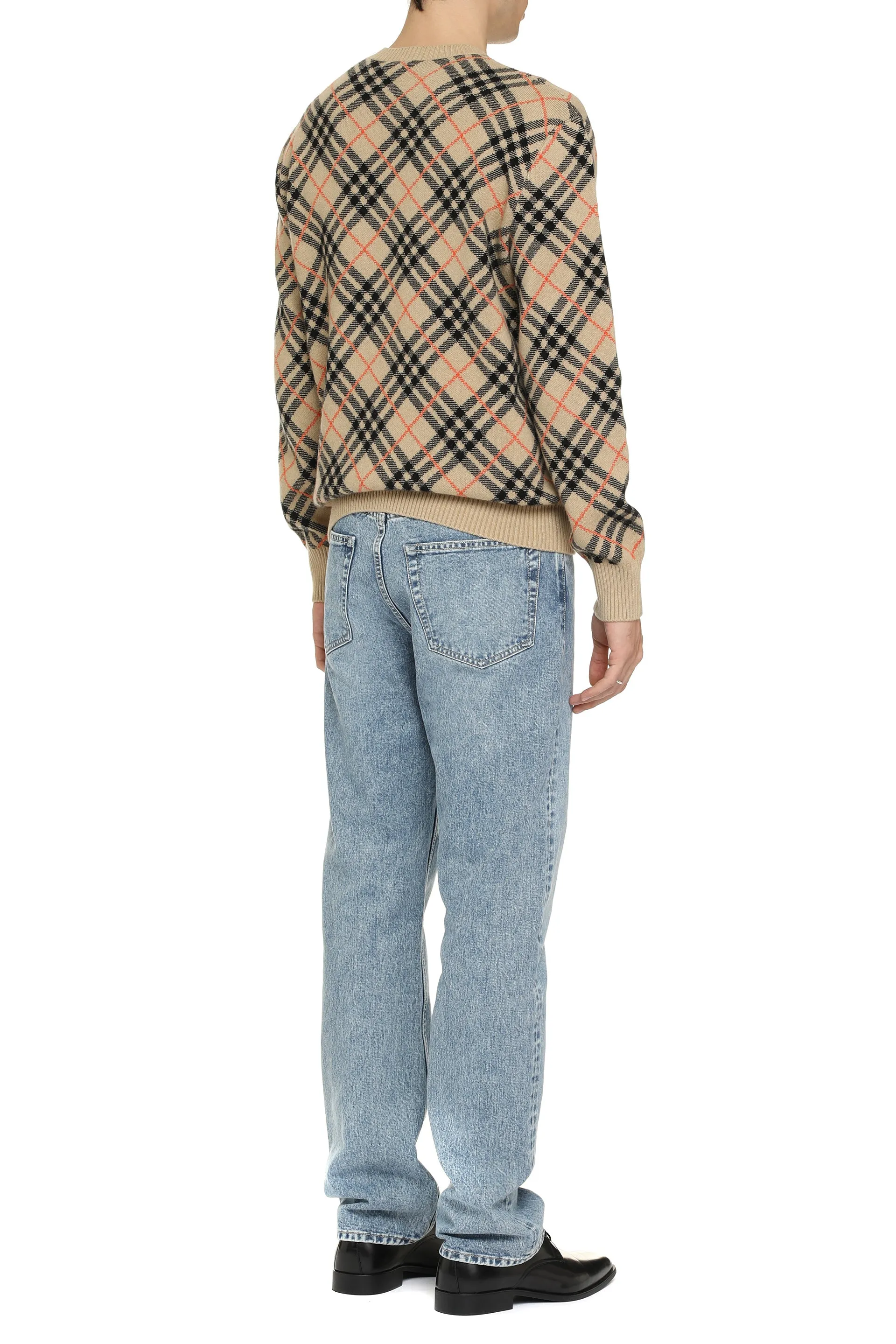 Crew-neck cashmere sweater