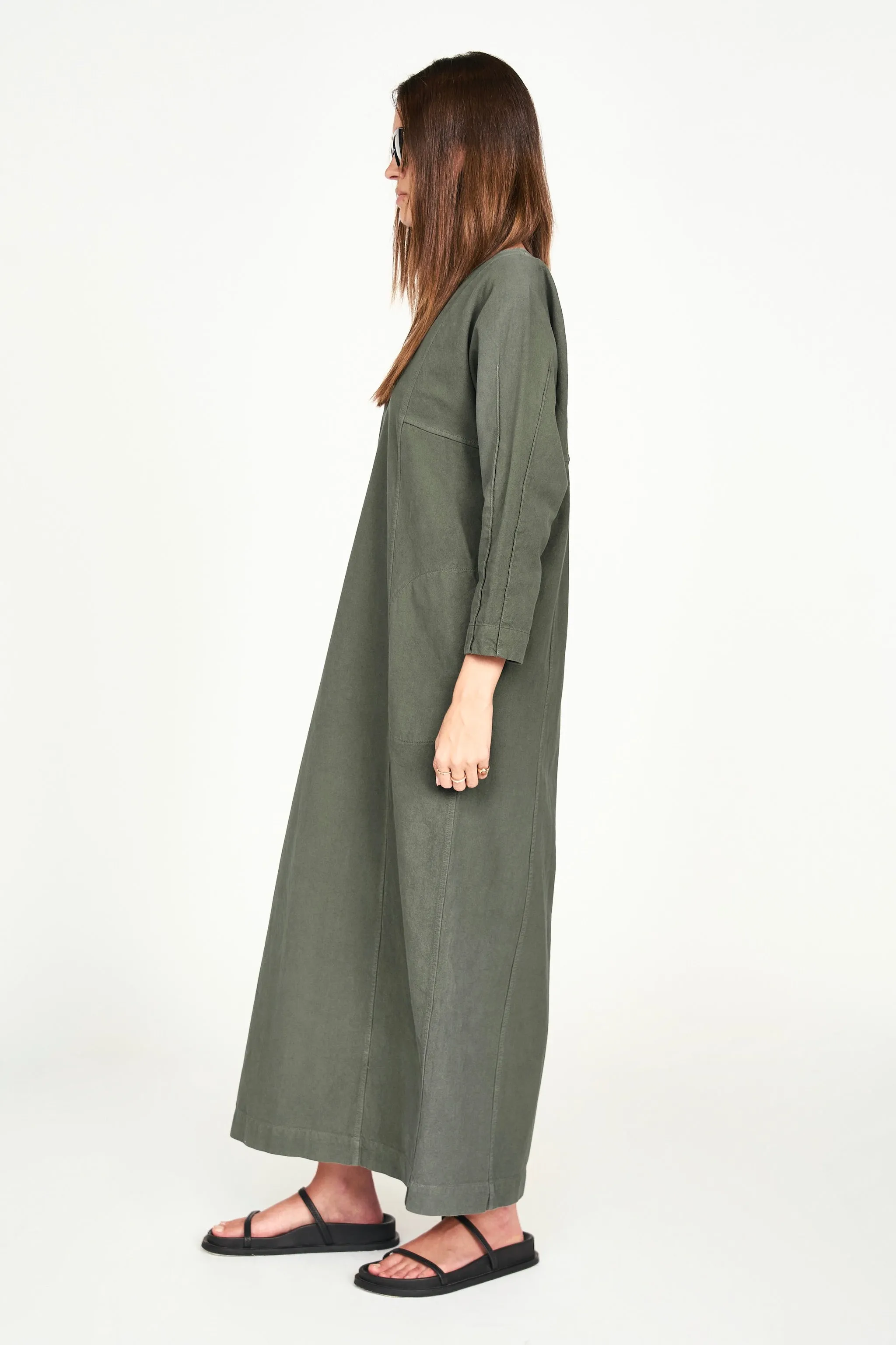 Curacao Canvas Dress in Turtle
