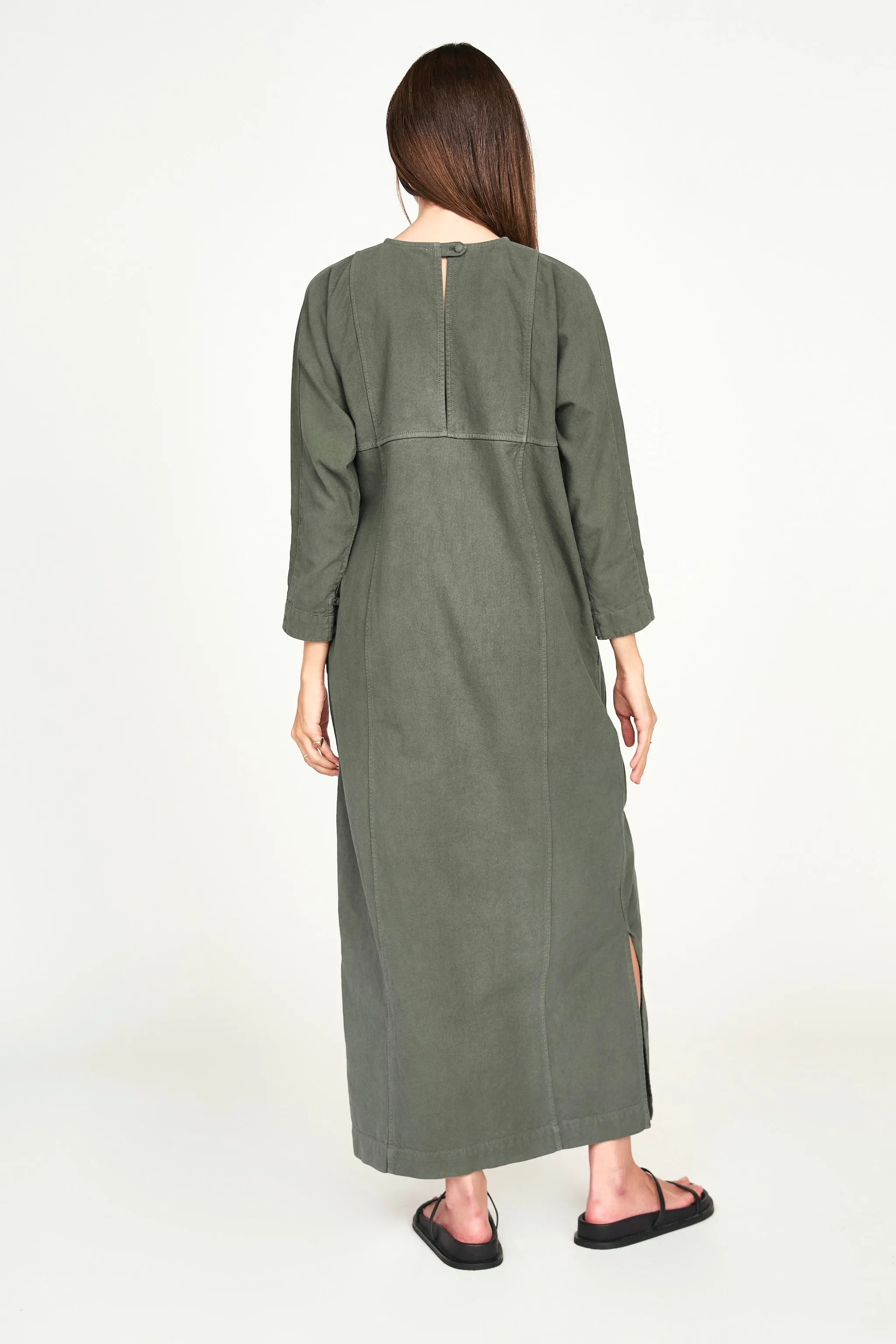 Curacao Canvas Dress in Turtle