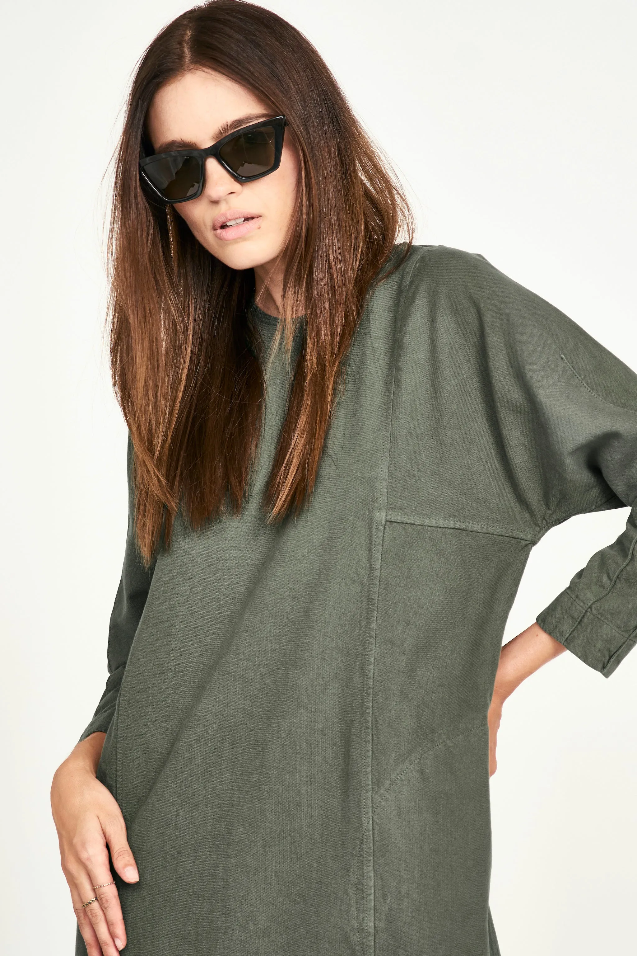 Curacao Canvas Dress in Turtle