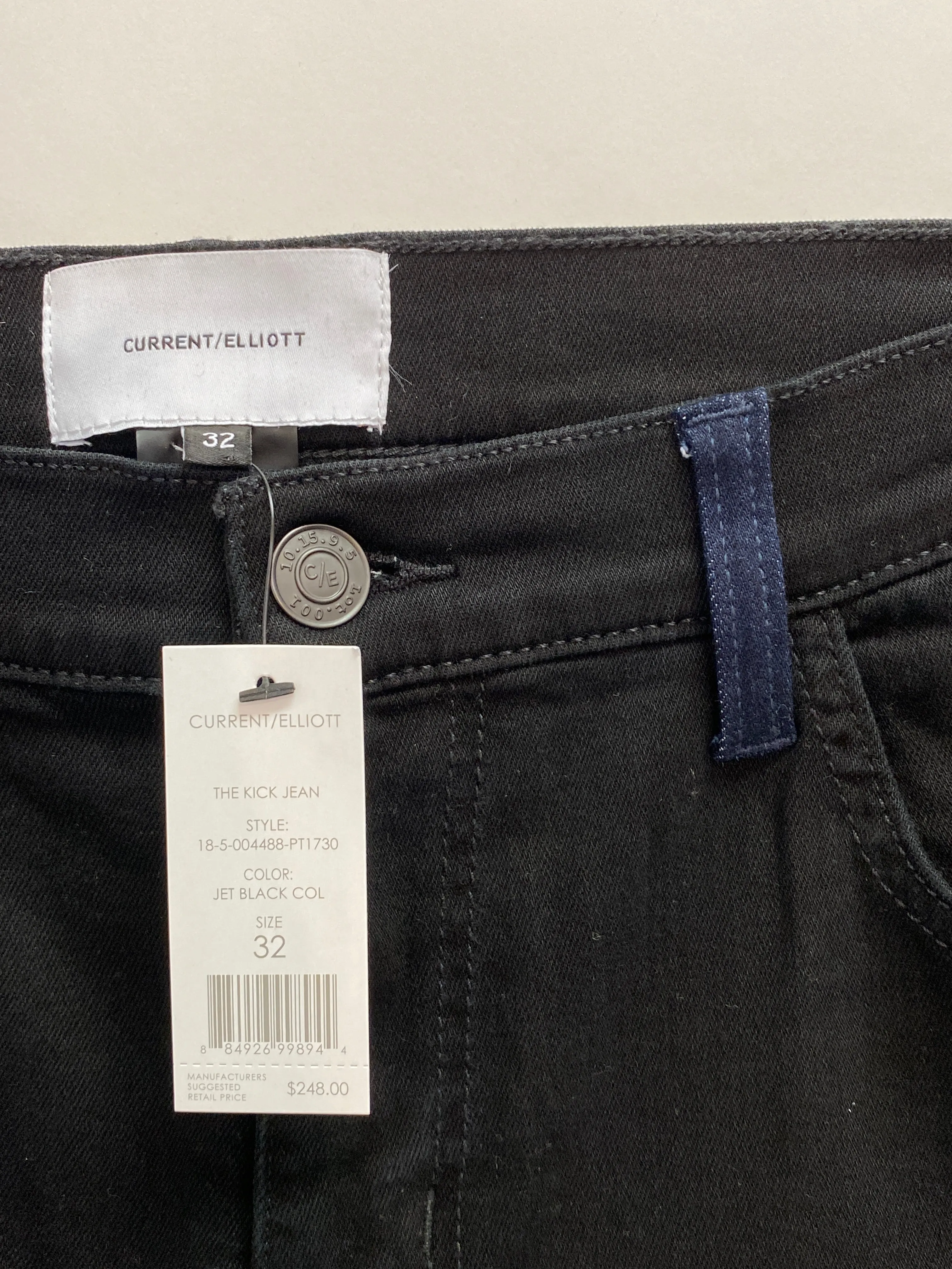 Current Elliot: Mid Rise Denim Black