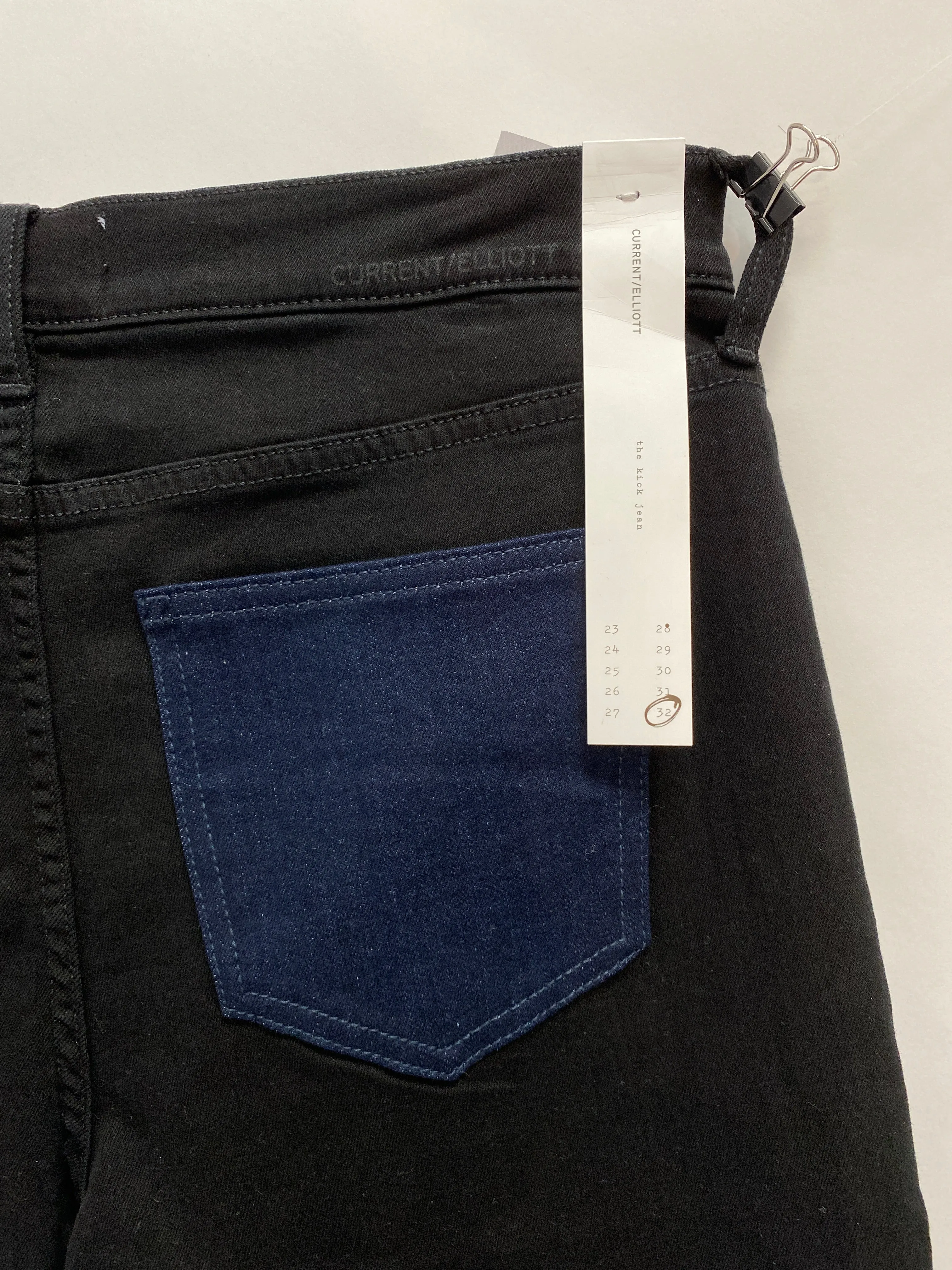 Current Elliot: Mid Rise Denim Black