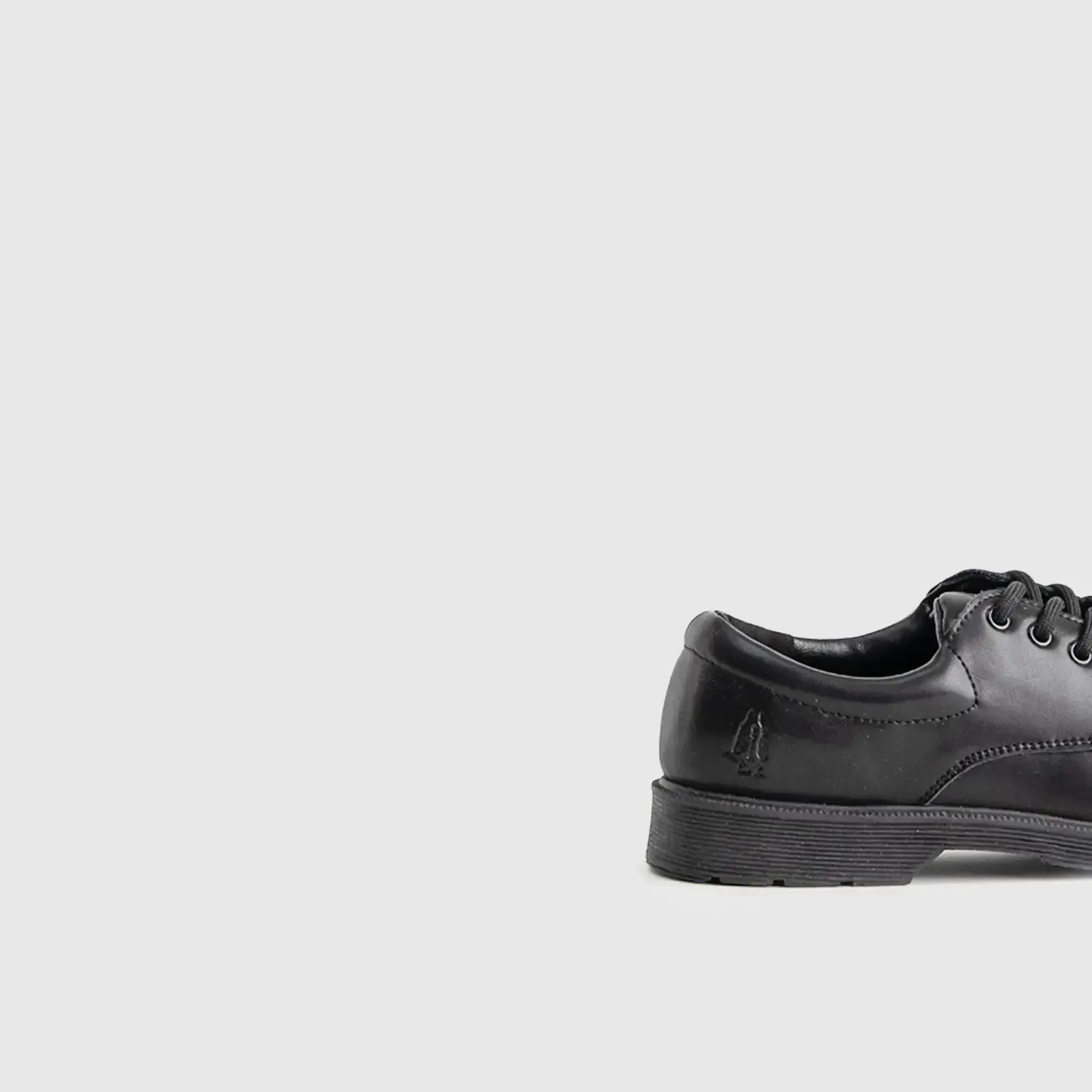 Curtis Kids Lace Up School Shoe Black