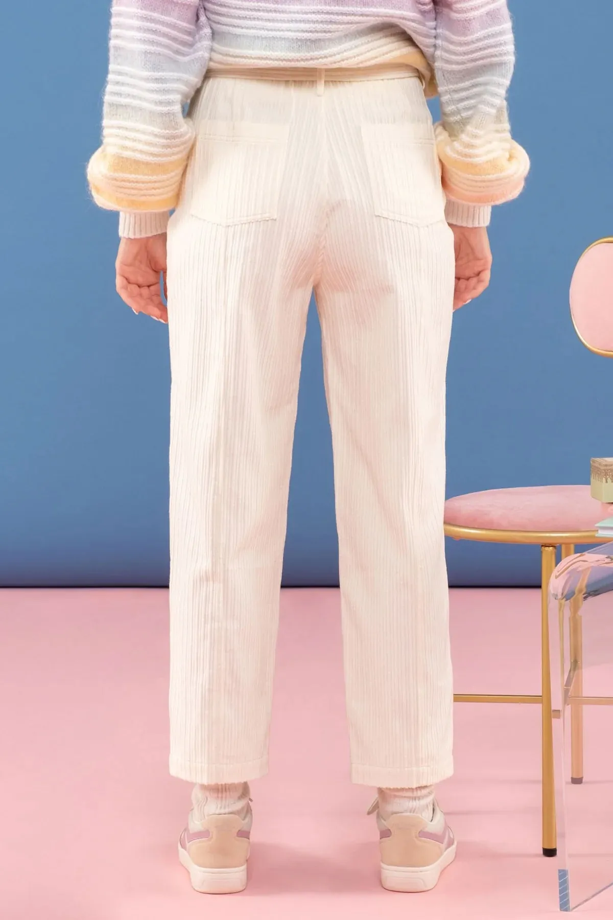 Daisy Corduroy Tie Pant