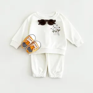Daisy Embroidered Loungewear Set