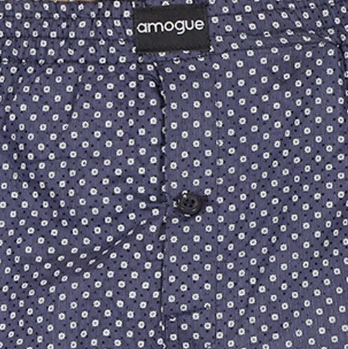 Dark Blue & Light Self Dotted Boxers Combo