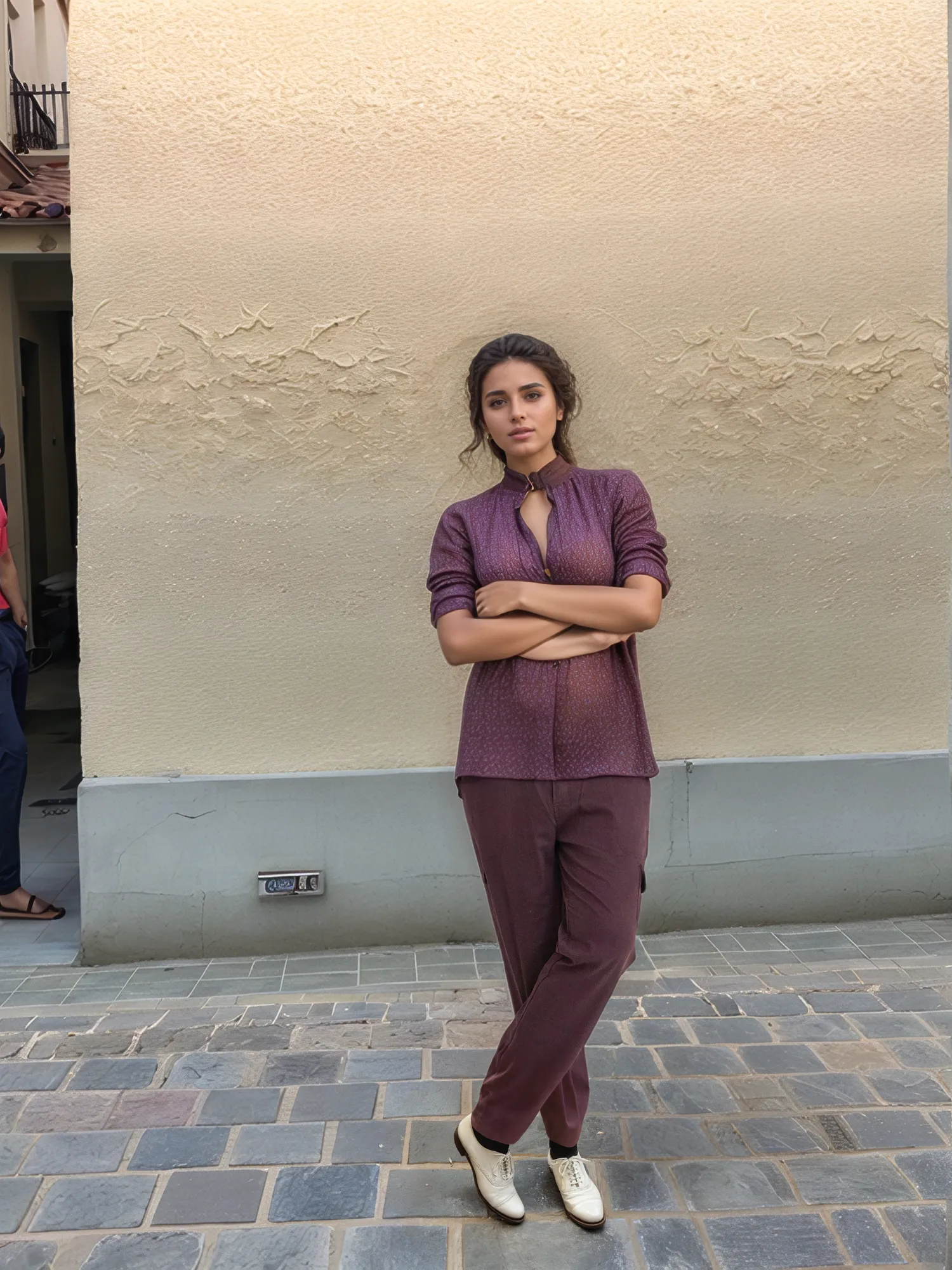 Dark Brown Unisex Corduroy Cargo Pants