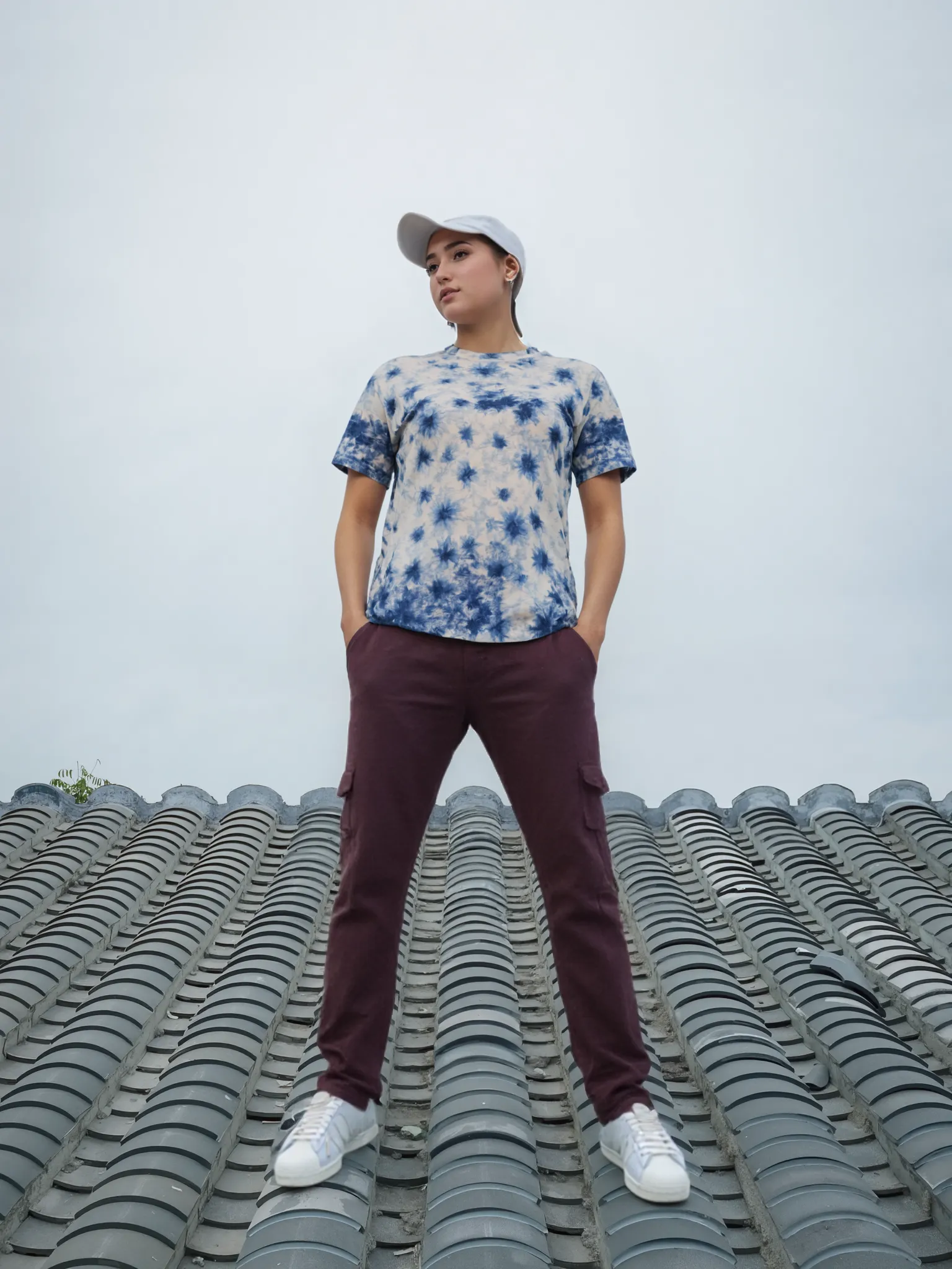 Dark Brown Unisex Corduroy Cargo Pants