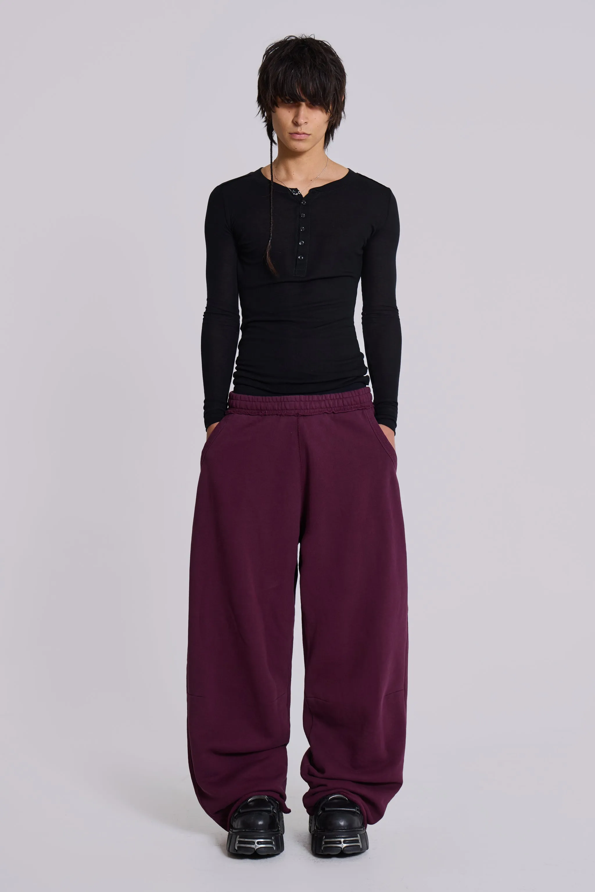 Dark Burgundy Monster Joggers