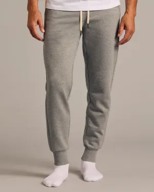 Dark Heather Gray Fleece French Terry Joggers