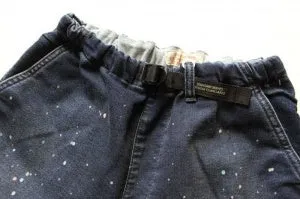 DENIM DUNGAREE PANTS