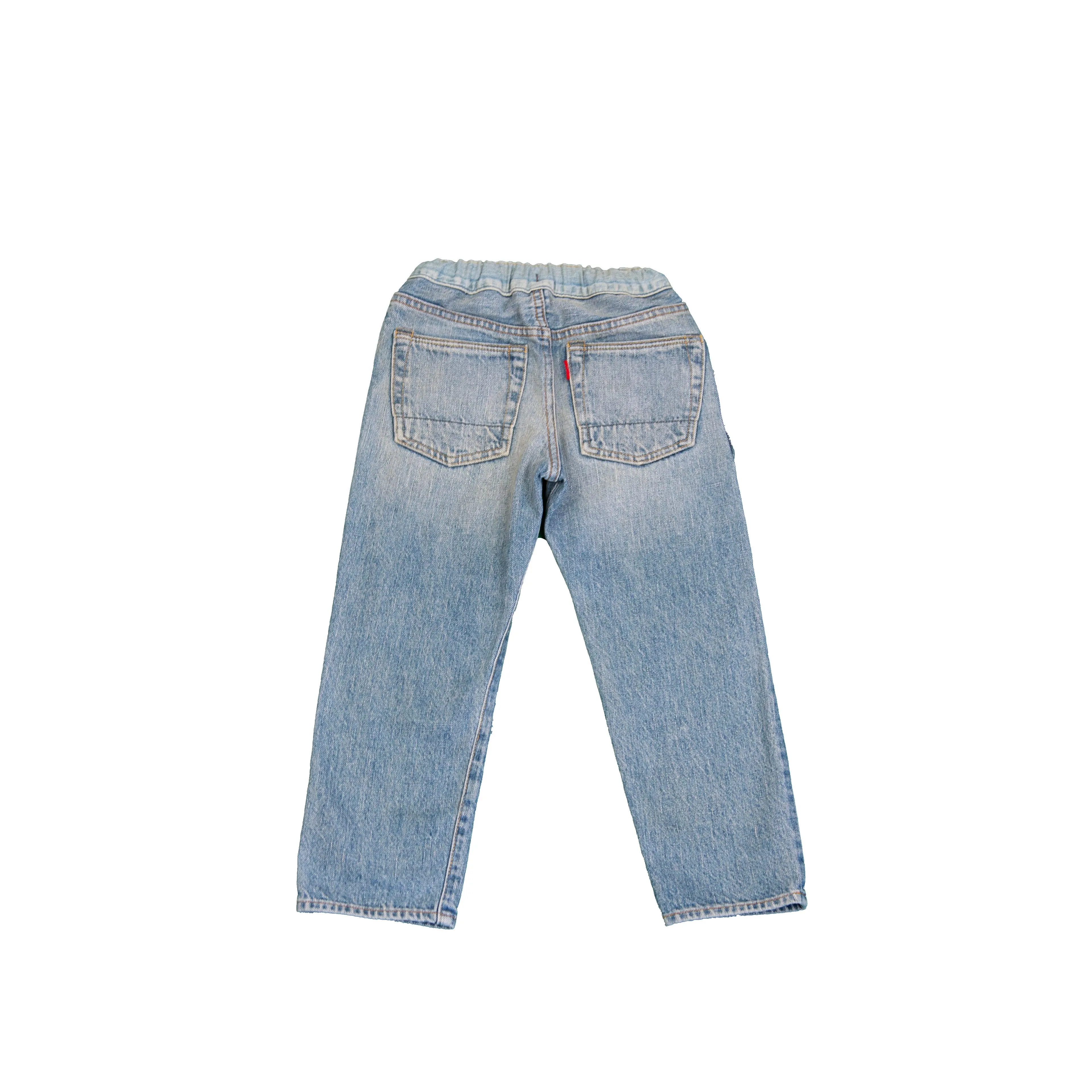 DENIM DUNGAREE PANTS