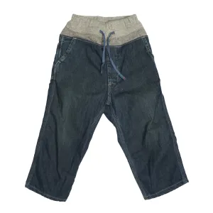 DENIM DUNGAREE PANTS