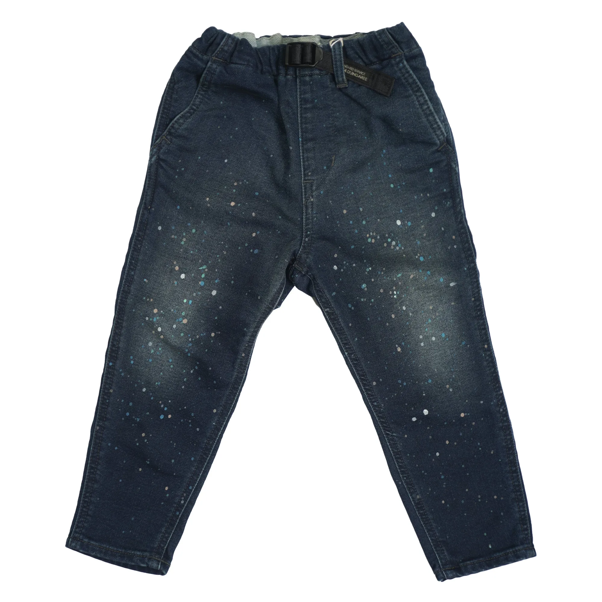 DENIM DUNGAREE PANTS