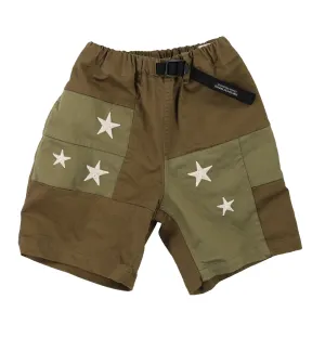 DENIM DUNGAREE SHORT PANTS