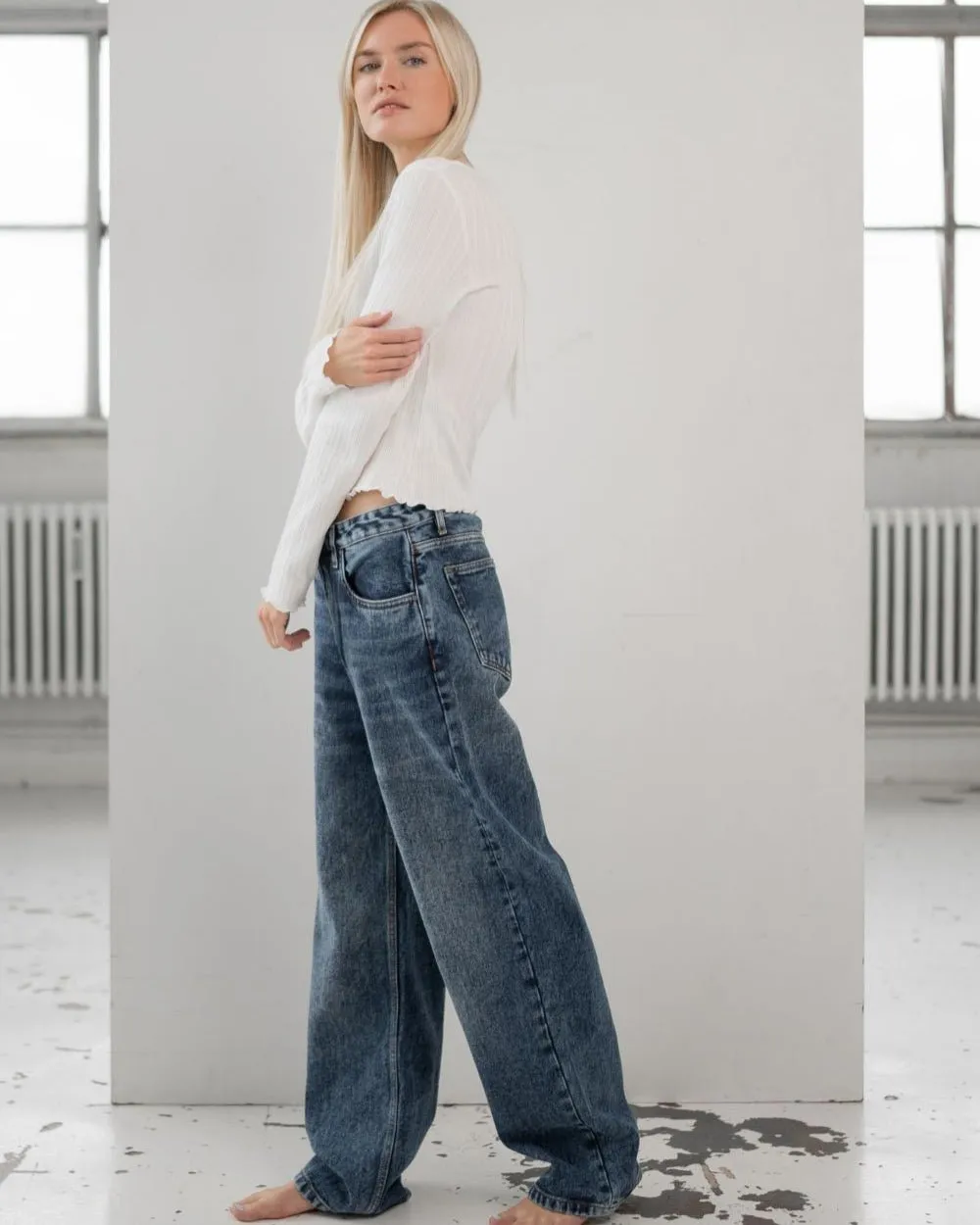 Denim Jeans Mid Blue