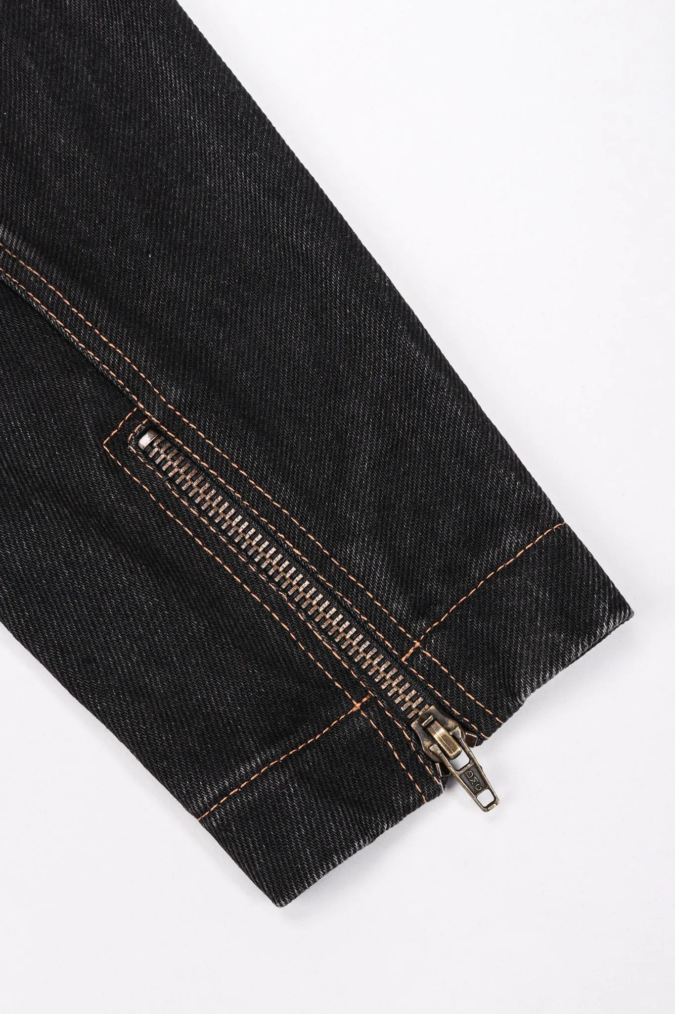 Denim Laced Moto Jacket