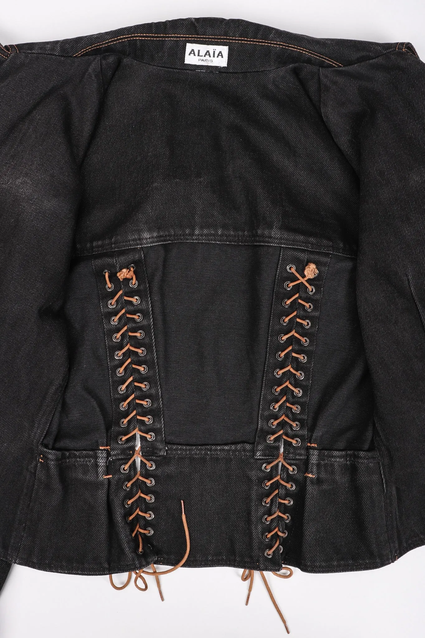 Denim Laced Moto Jacket