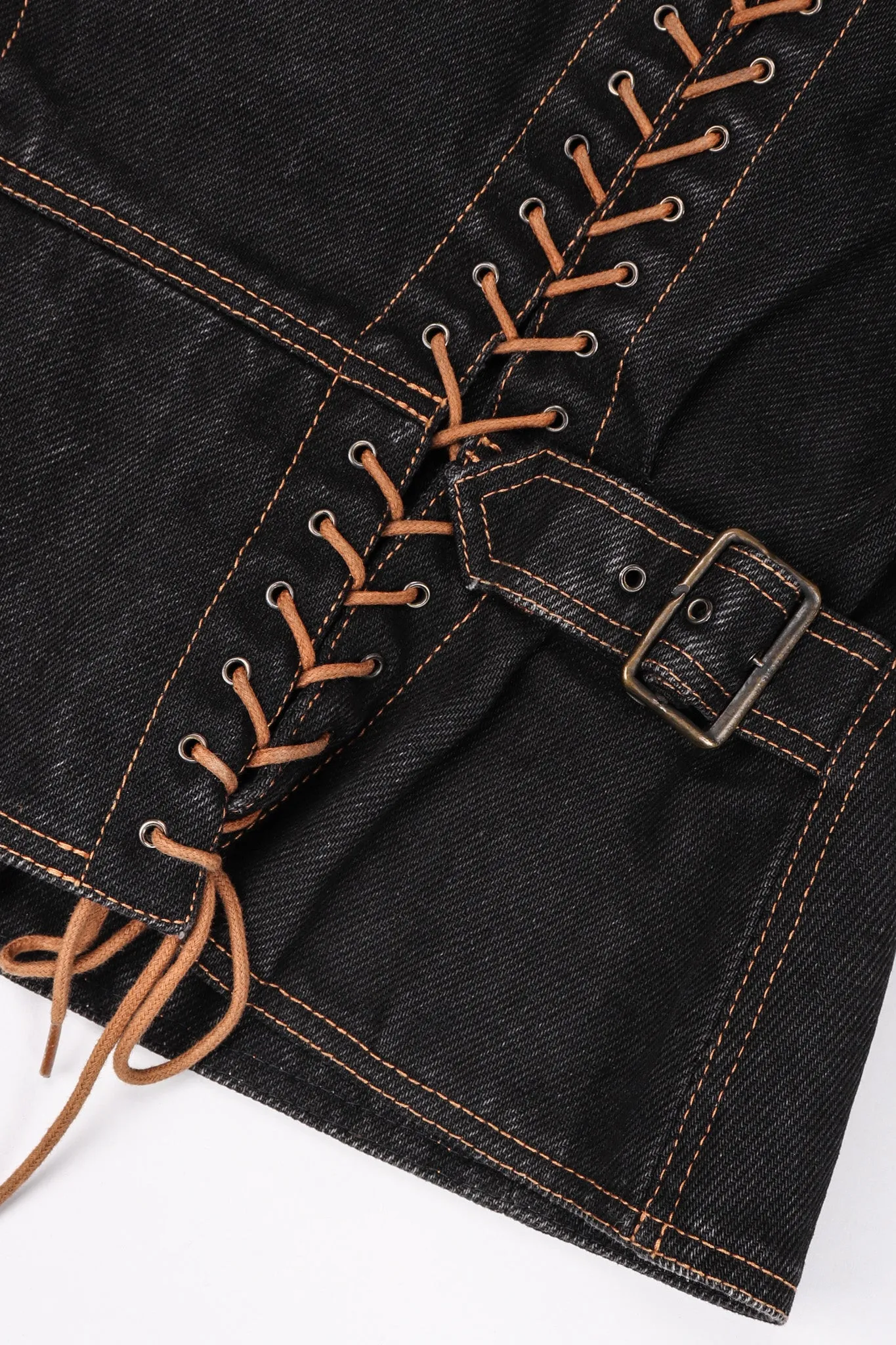 Denim Laced Moto Jacket