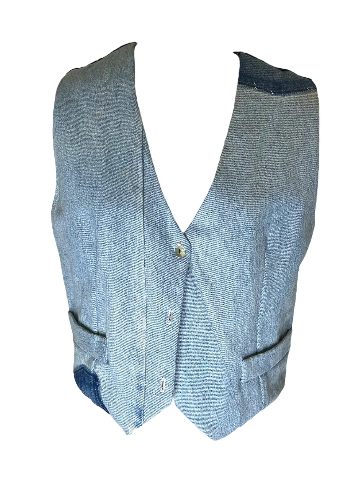 Denim Vest with Black Indigo