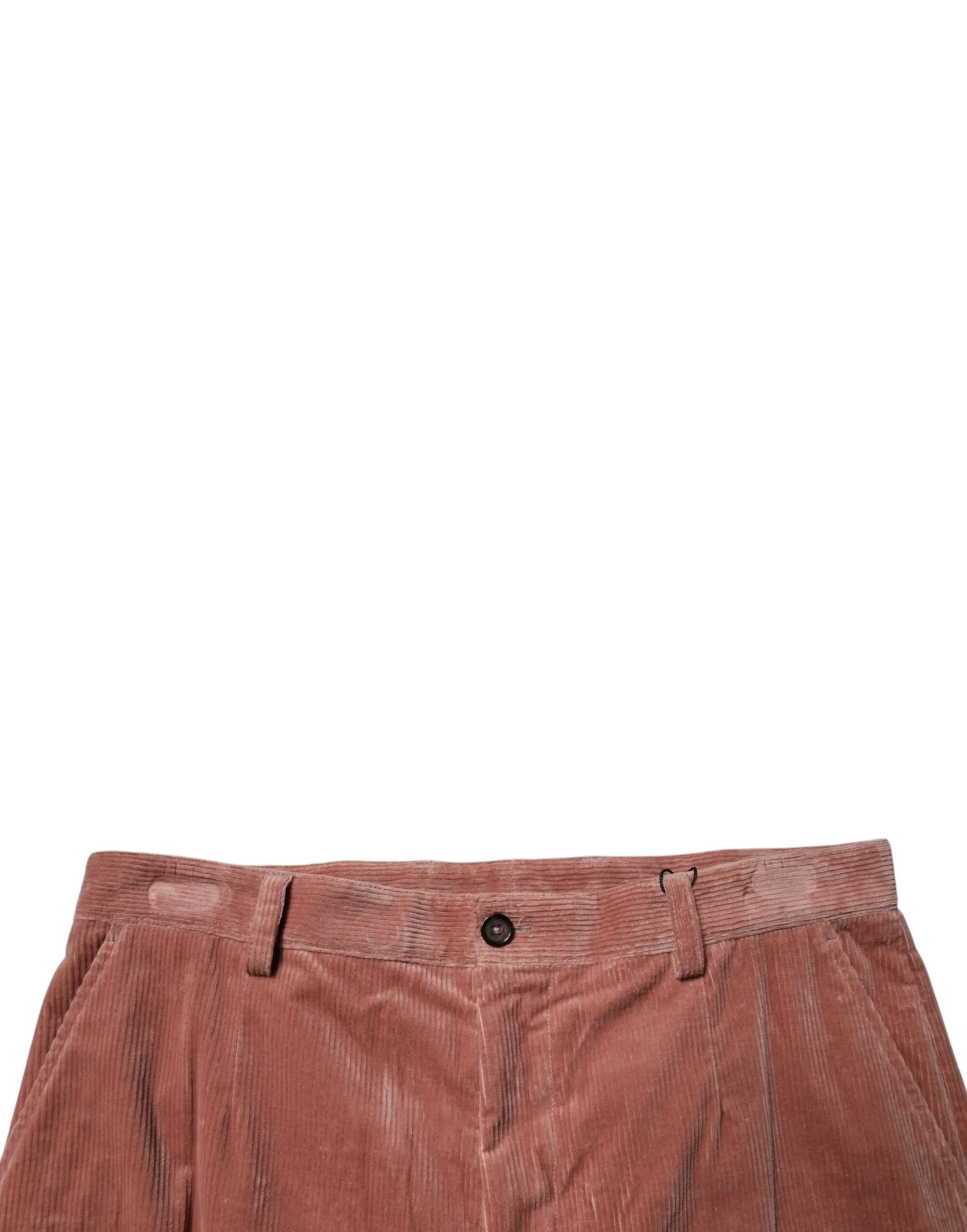 Dolce & Gabbana Brown Corduroy Cotton Cargo Men Denim Jeans