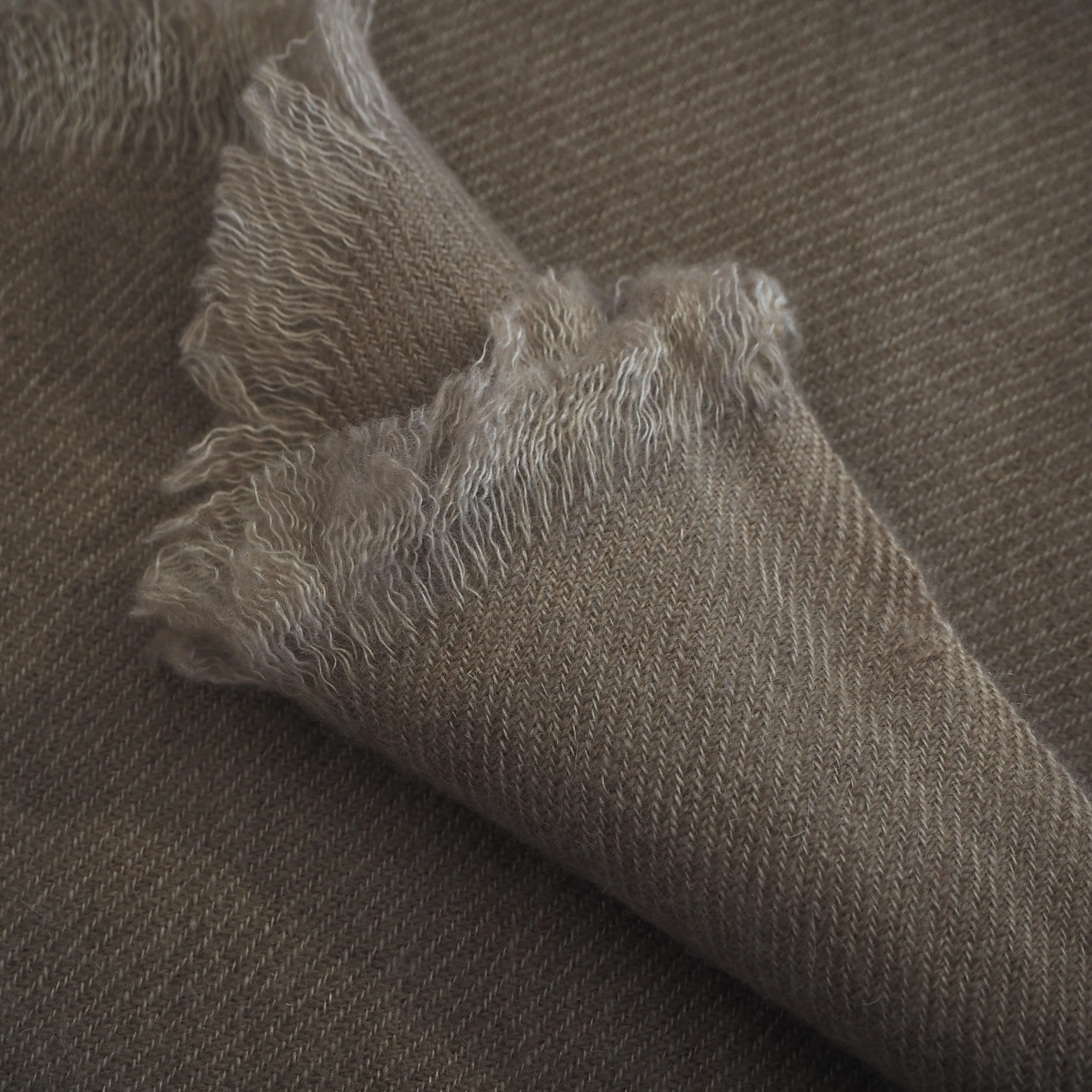 Double weave cashmere fair trade scarf from Nepal.