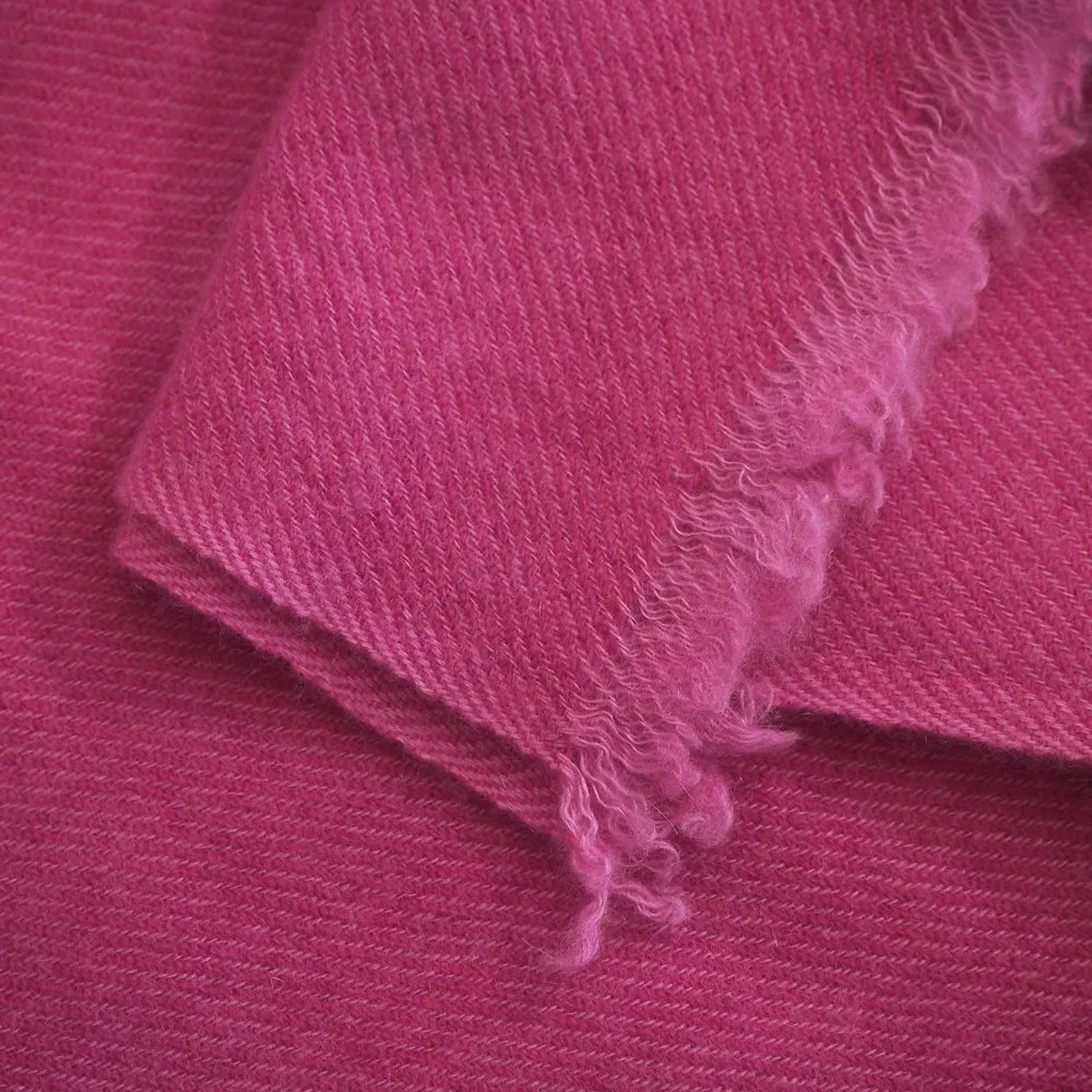 Double weave cashmere fair trade scarf from Nepal.