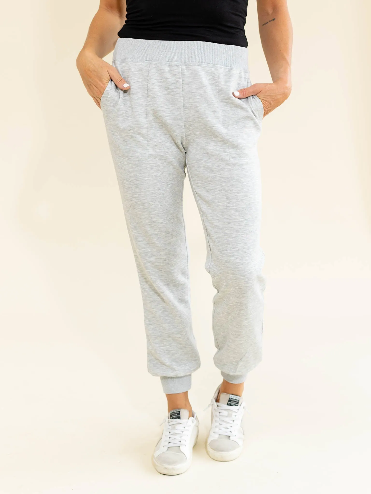 DoubleLUXE Rib Waist Jogger