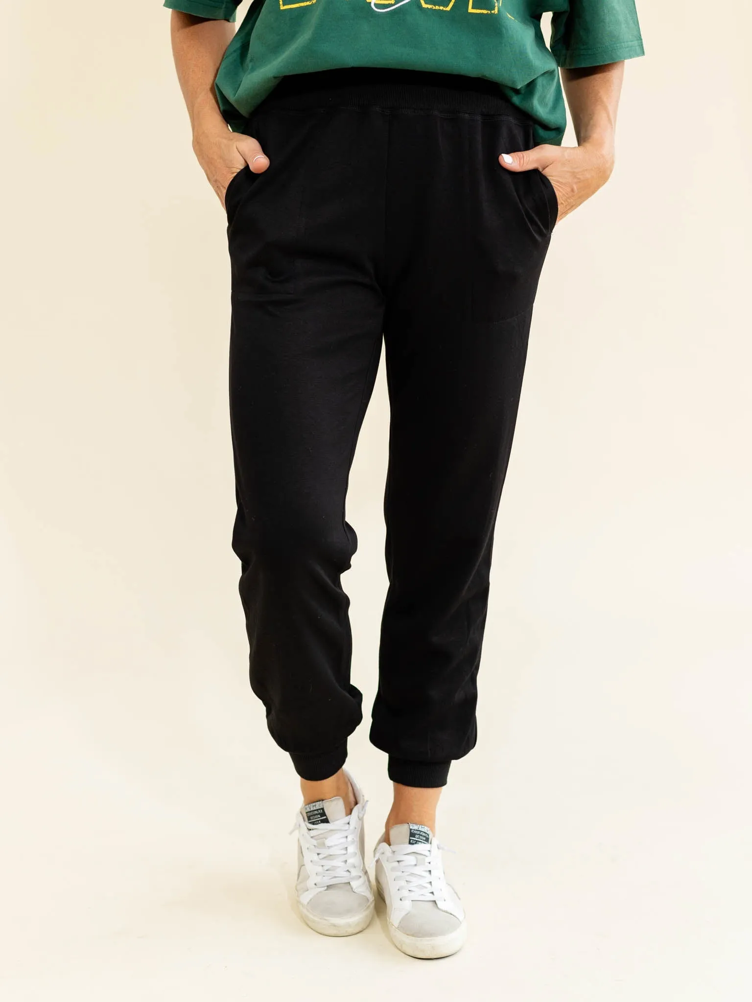 DoubleLUXE Rib Waist Jogger