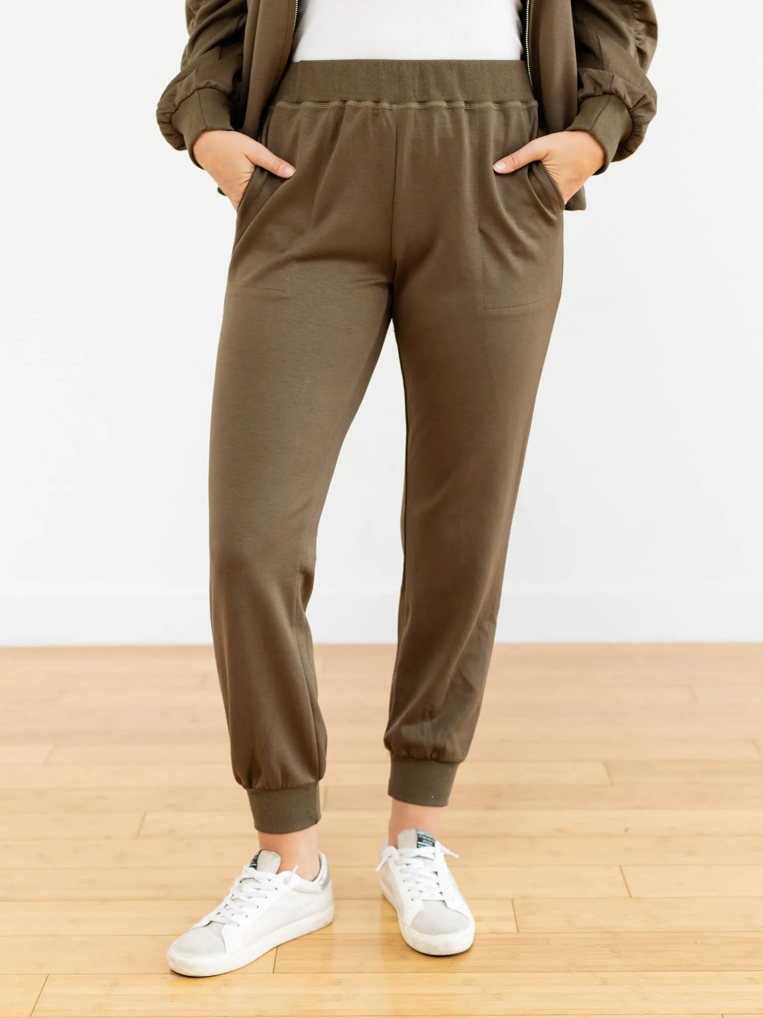 DoubleLUXE Rib Waist Jogger