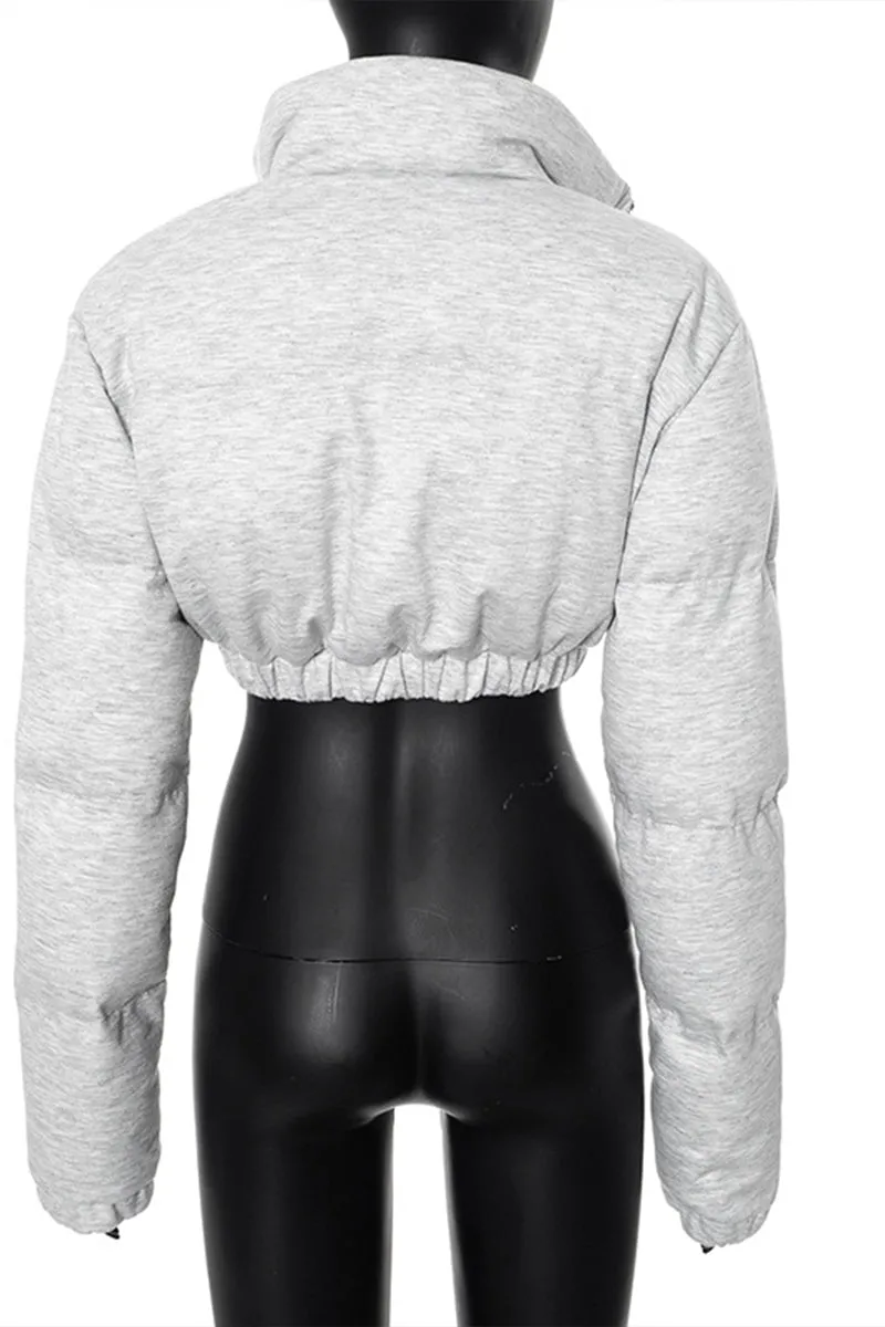DR3413 Puffer Crop Jacket Outerwear
