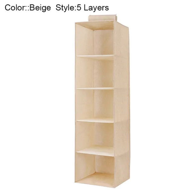 Drawer Shelves Hanging Wardrobe Organizer