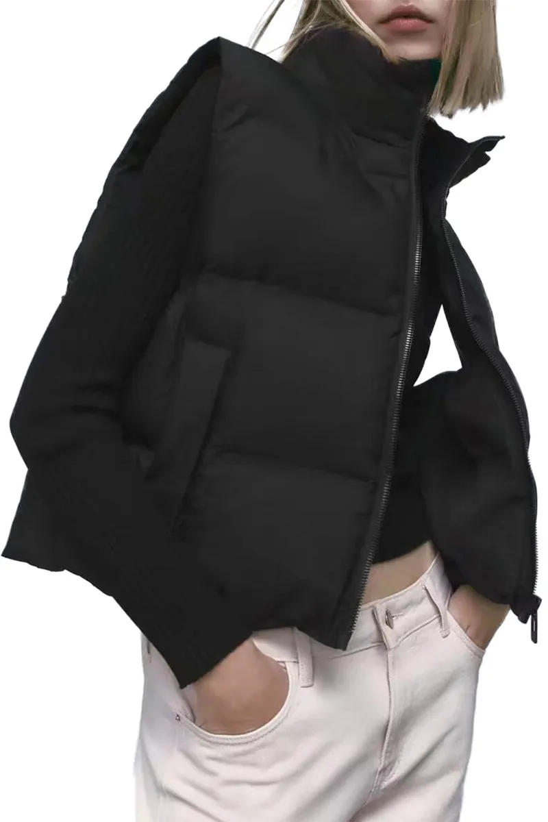 DS3308 Puffer Vest Jacket Outerwear