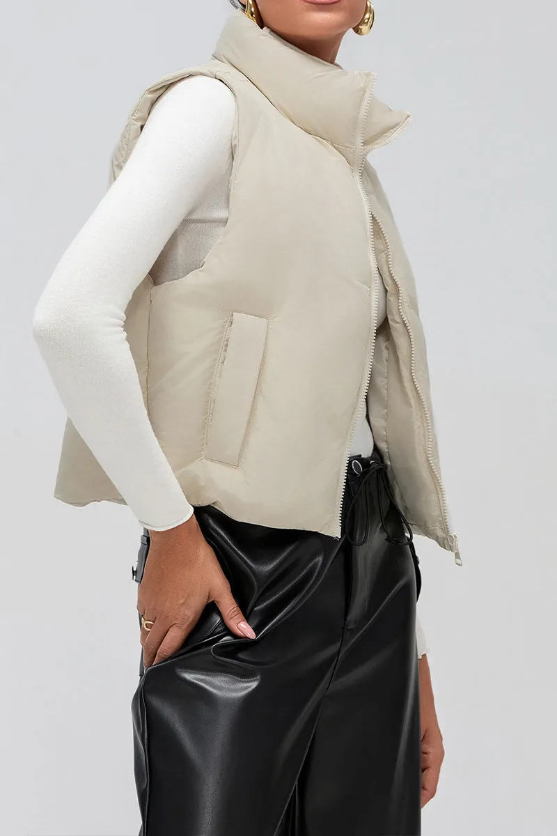 DS3308 Puffer Vest Jacket Outerwear