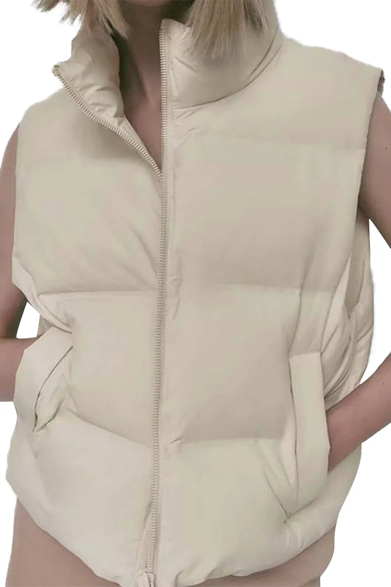 DS3308 Puffer Vest Jacket Outerwear