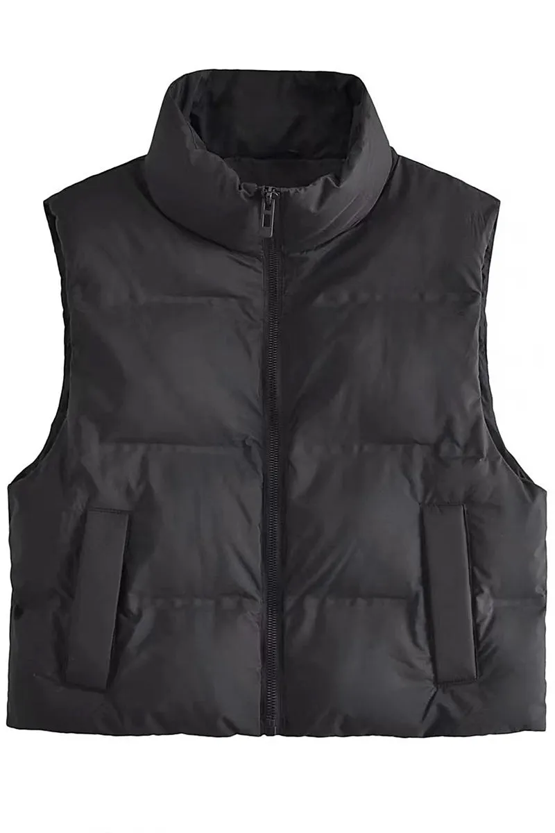DS3308 Puffer Vest Jacket Outerwear