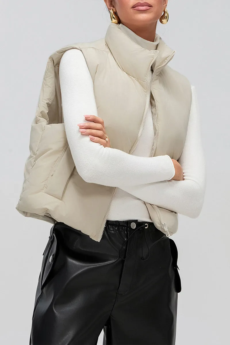 DS3308 Puffer Vest Jacket Outerwear