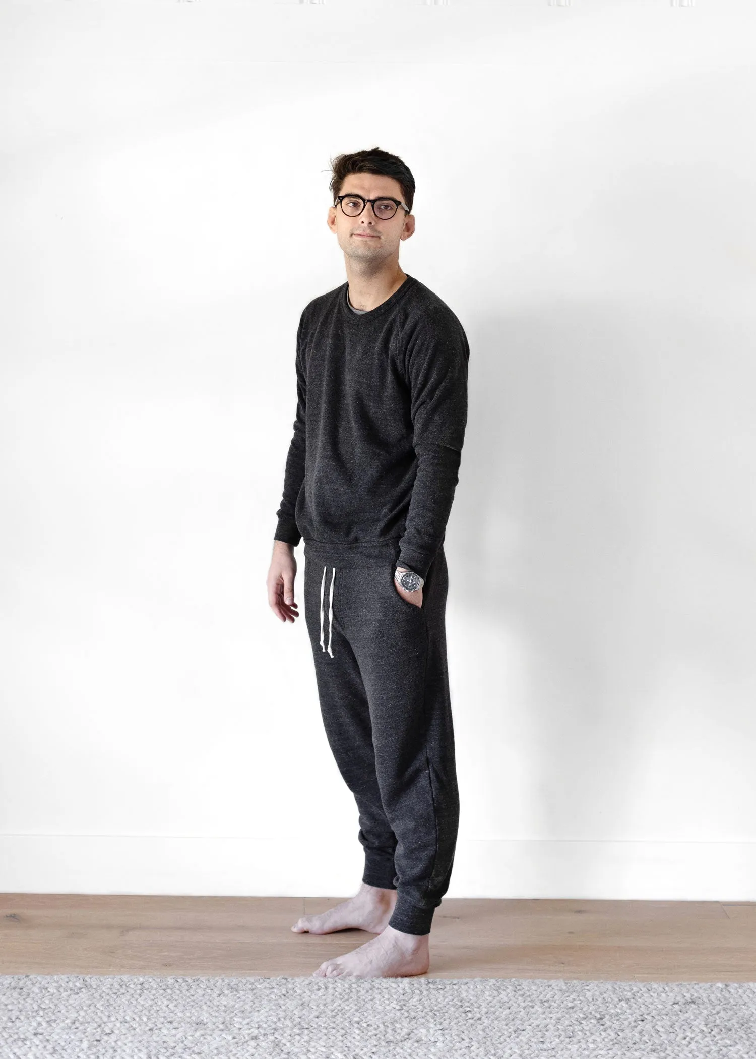 Eco Fleece Heart LA Loungewear Sets-Dad