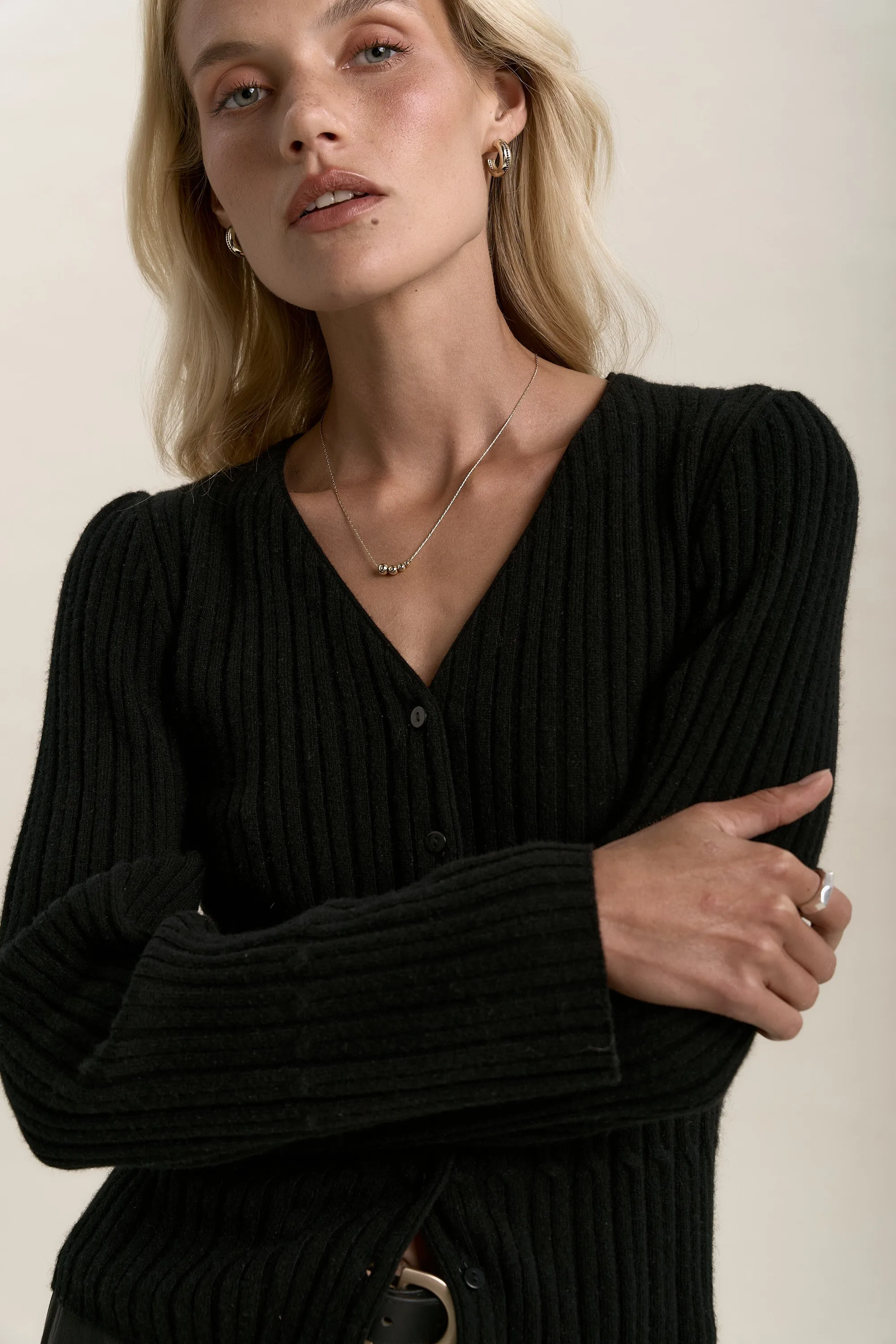 Elementary Cashmere Blend Cardigan