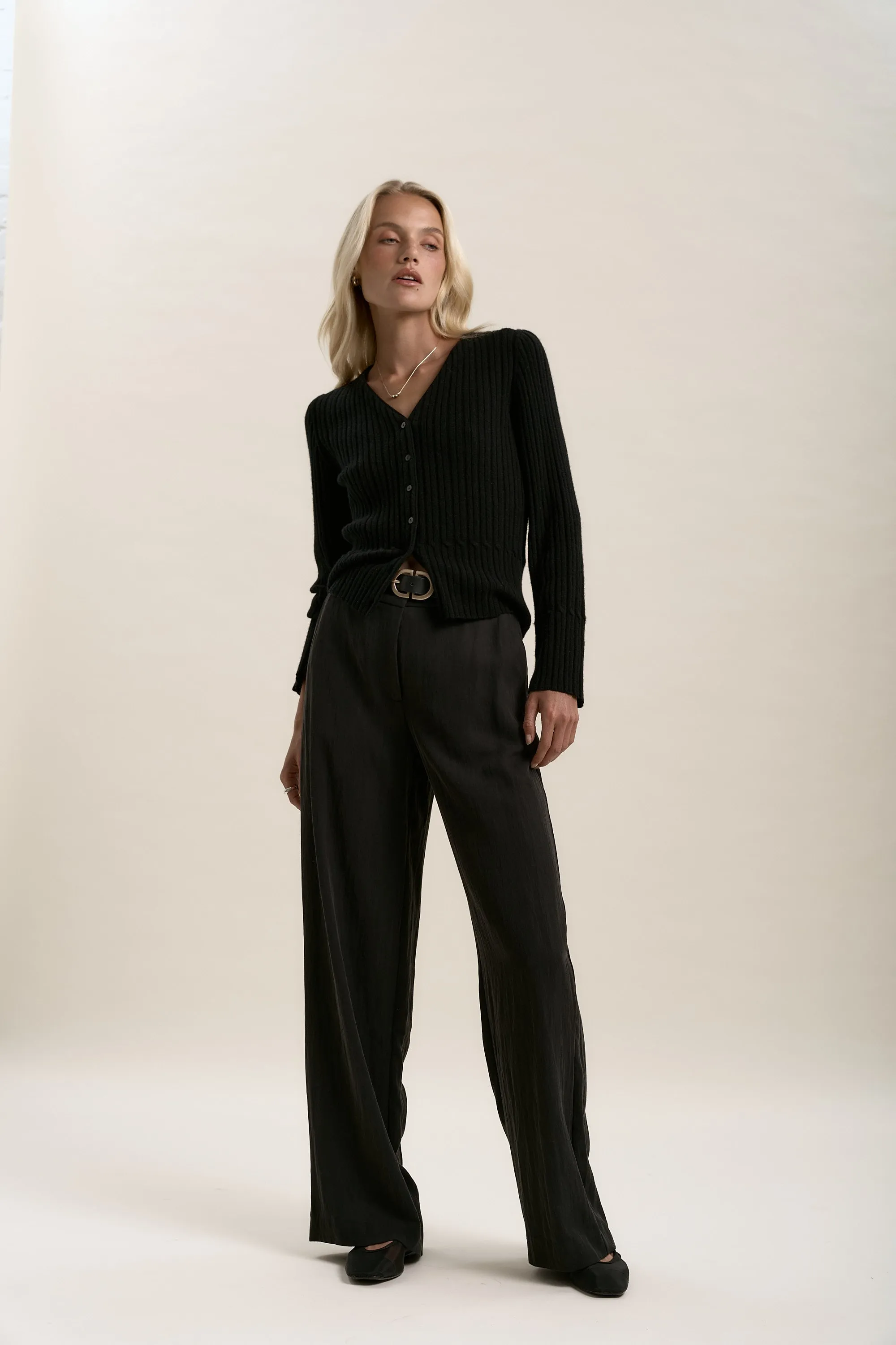 Elementary Cashmere Blend Cardigan