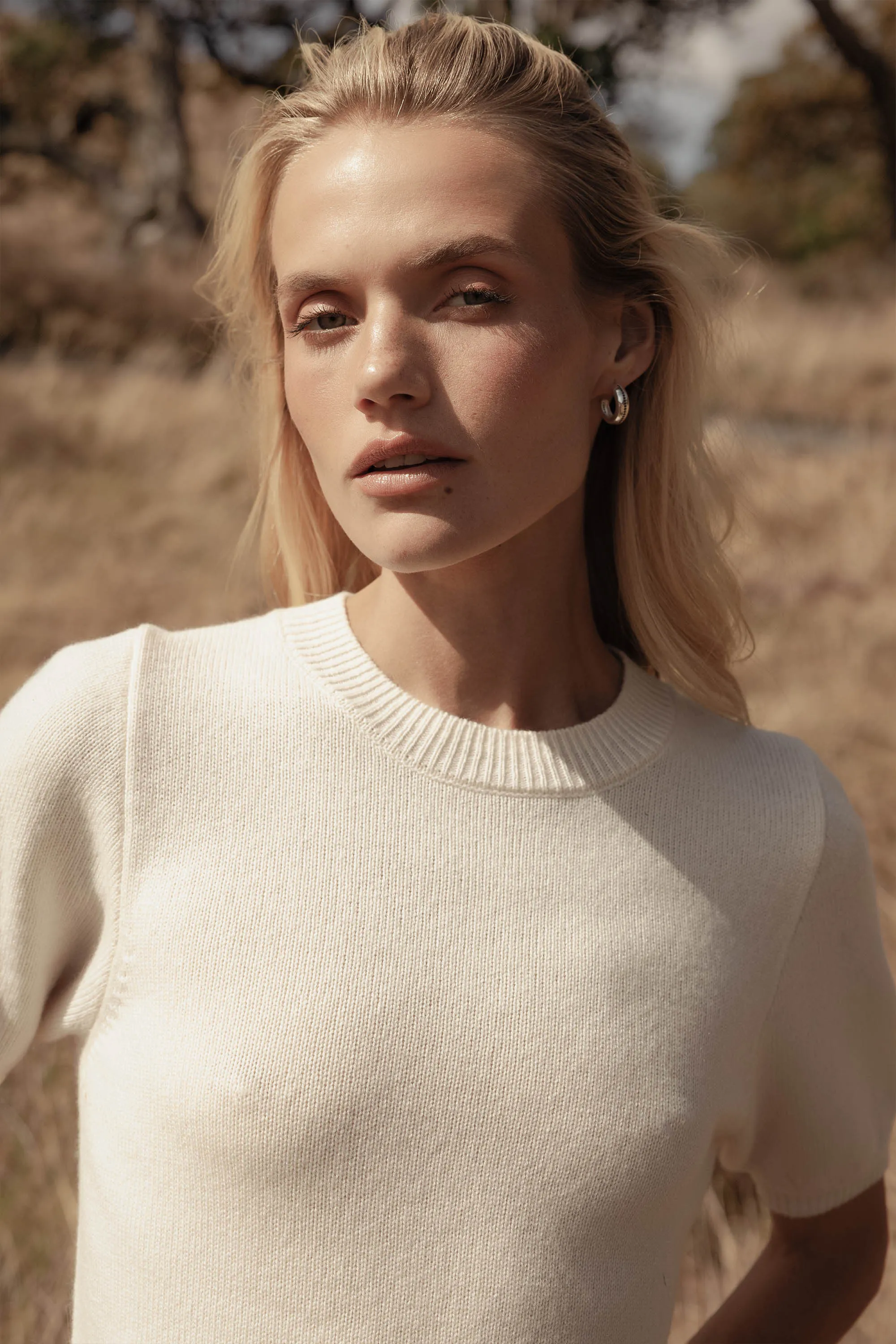 Elementary Cashmere Blend Tee Shirt